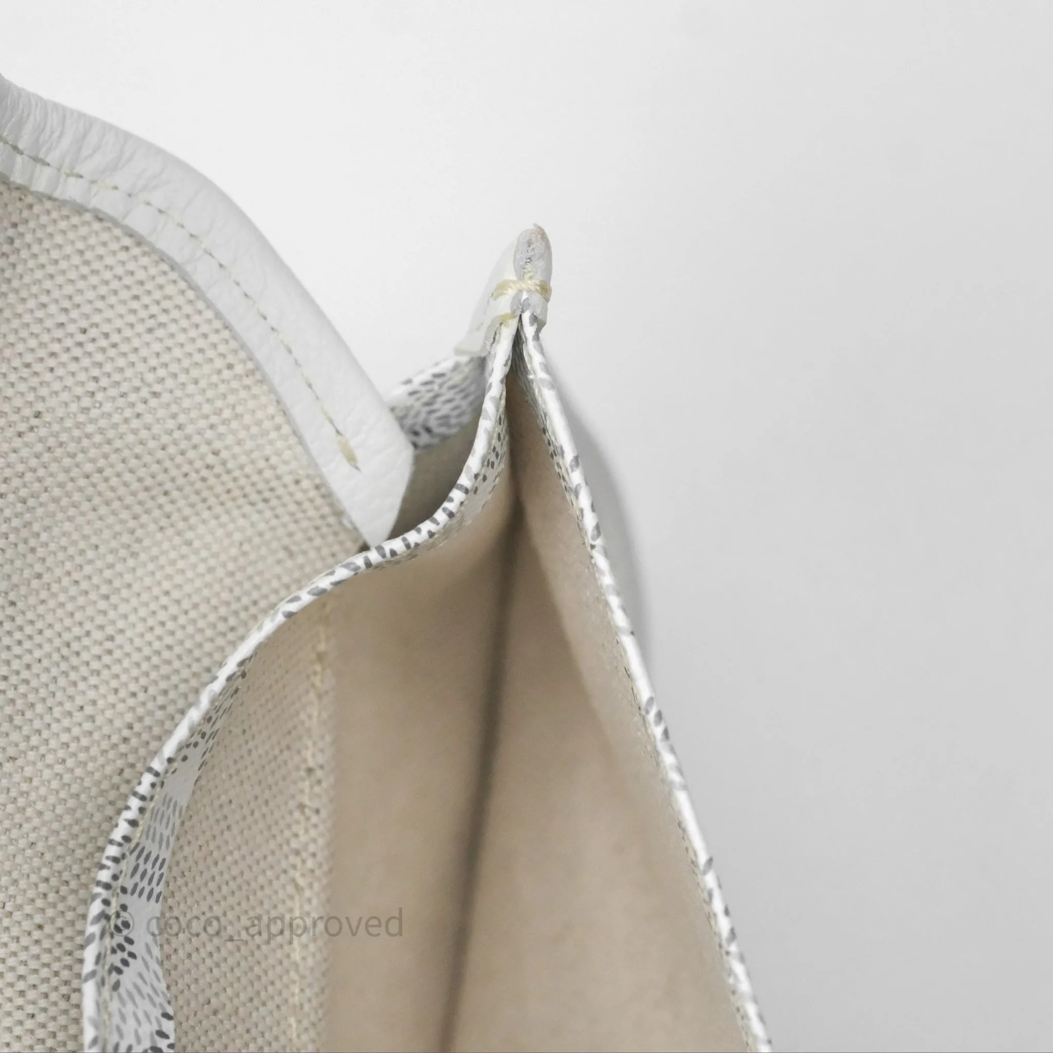 Goyard Saint Louis Tote Bag GM Blanc White