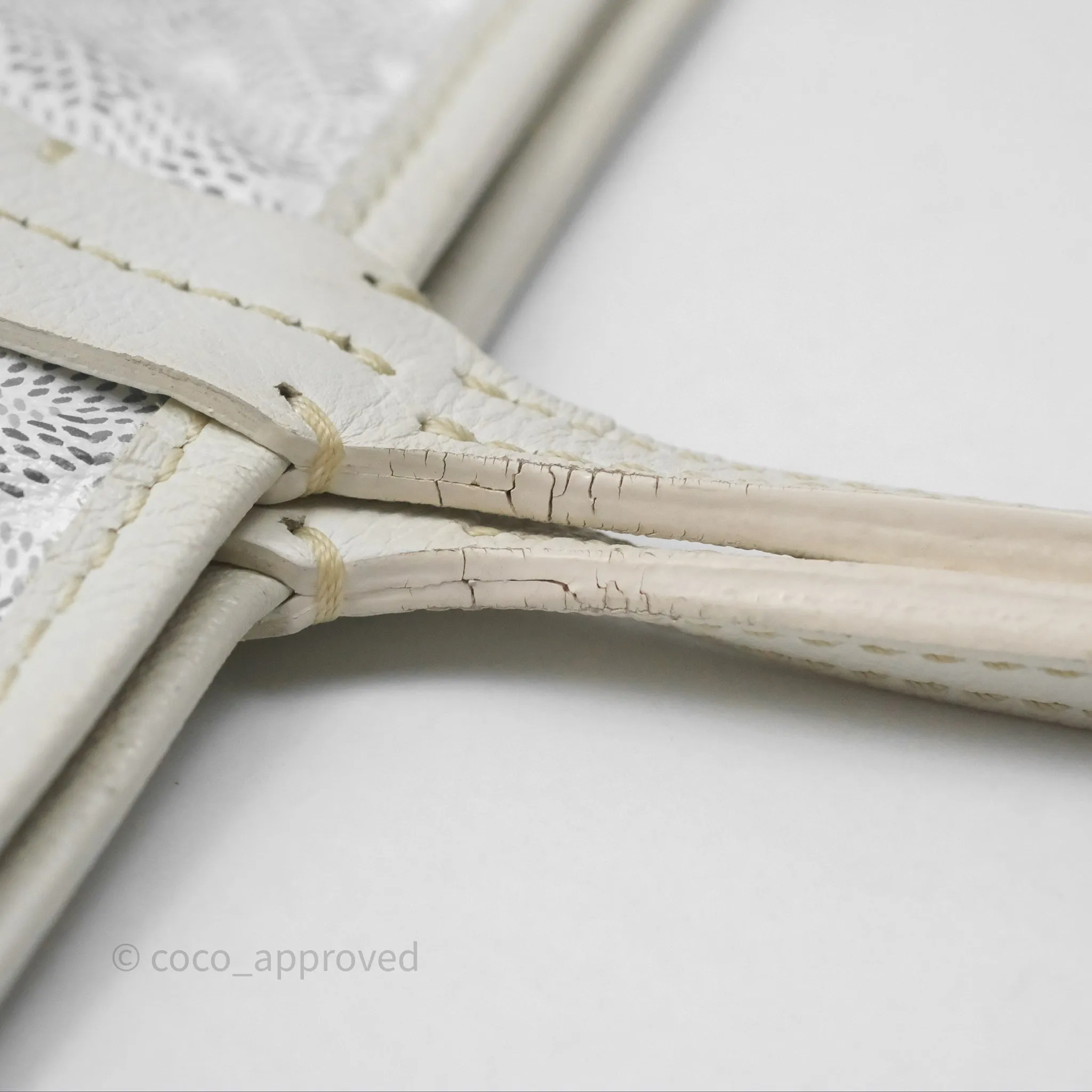 Goyard Saint Louis Tote Bag GM Blanc White