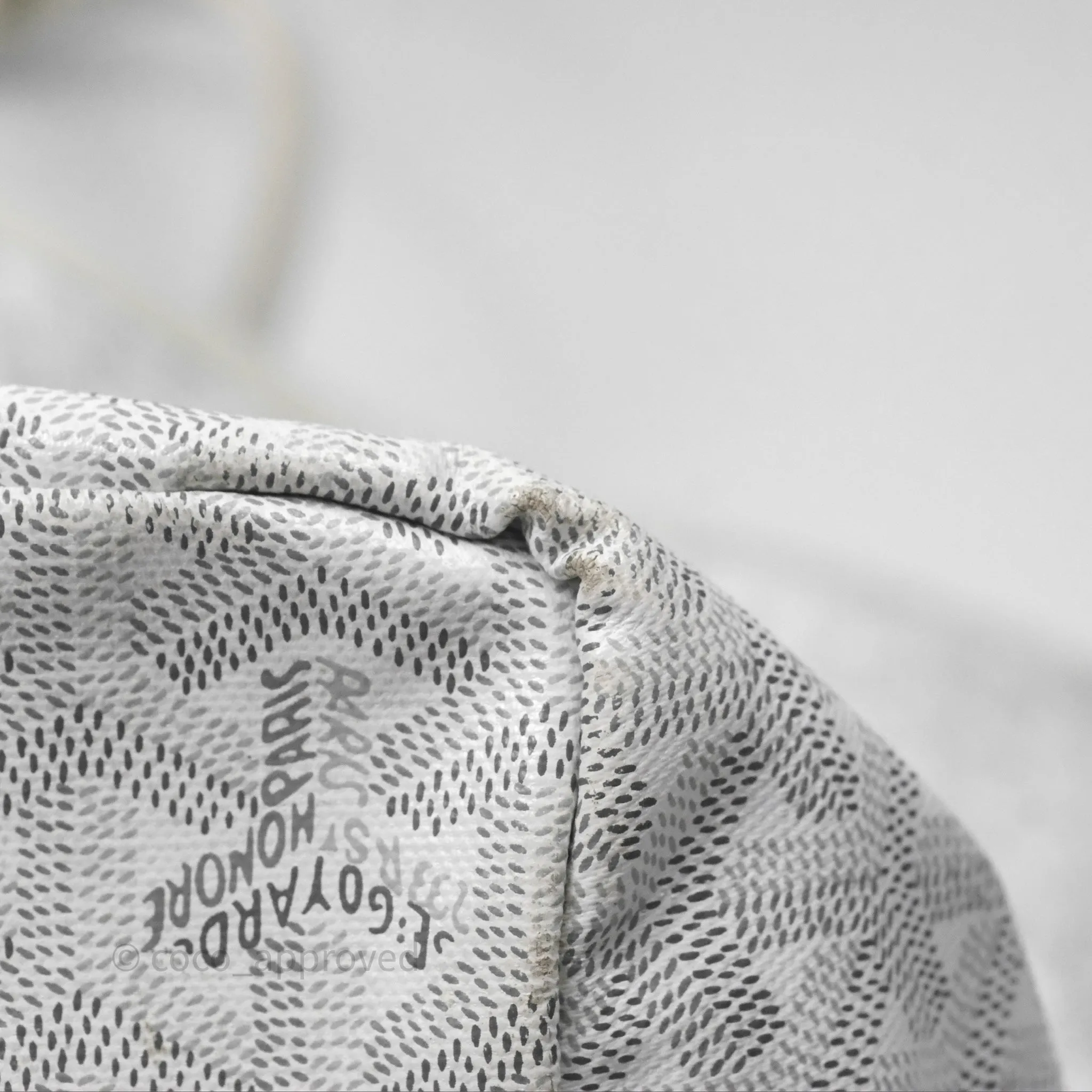 Goyard Saint Louis Tote Bag GM Blanc White