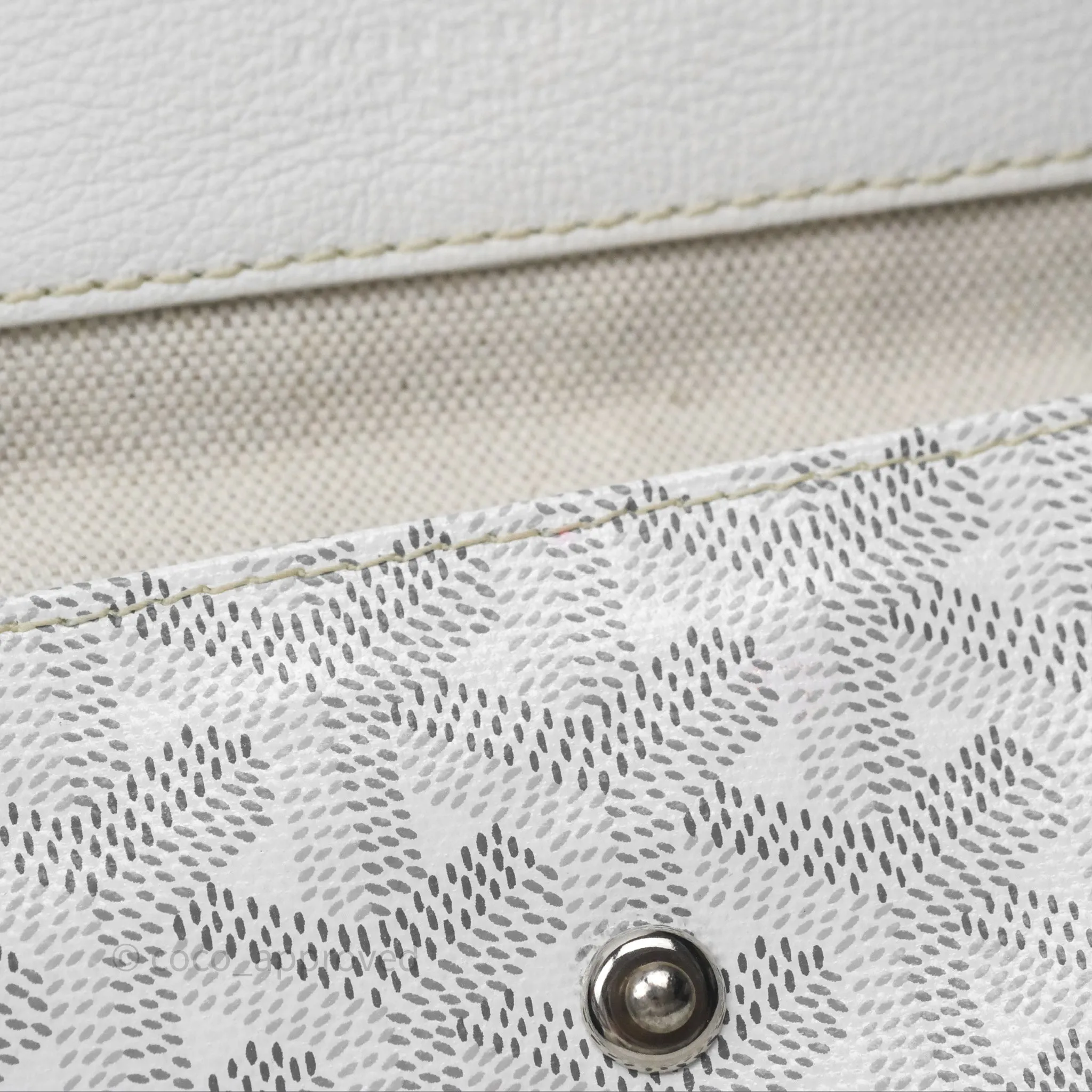 Goyard Saint Louis Tote Bag GM Blanc White