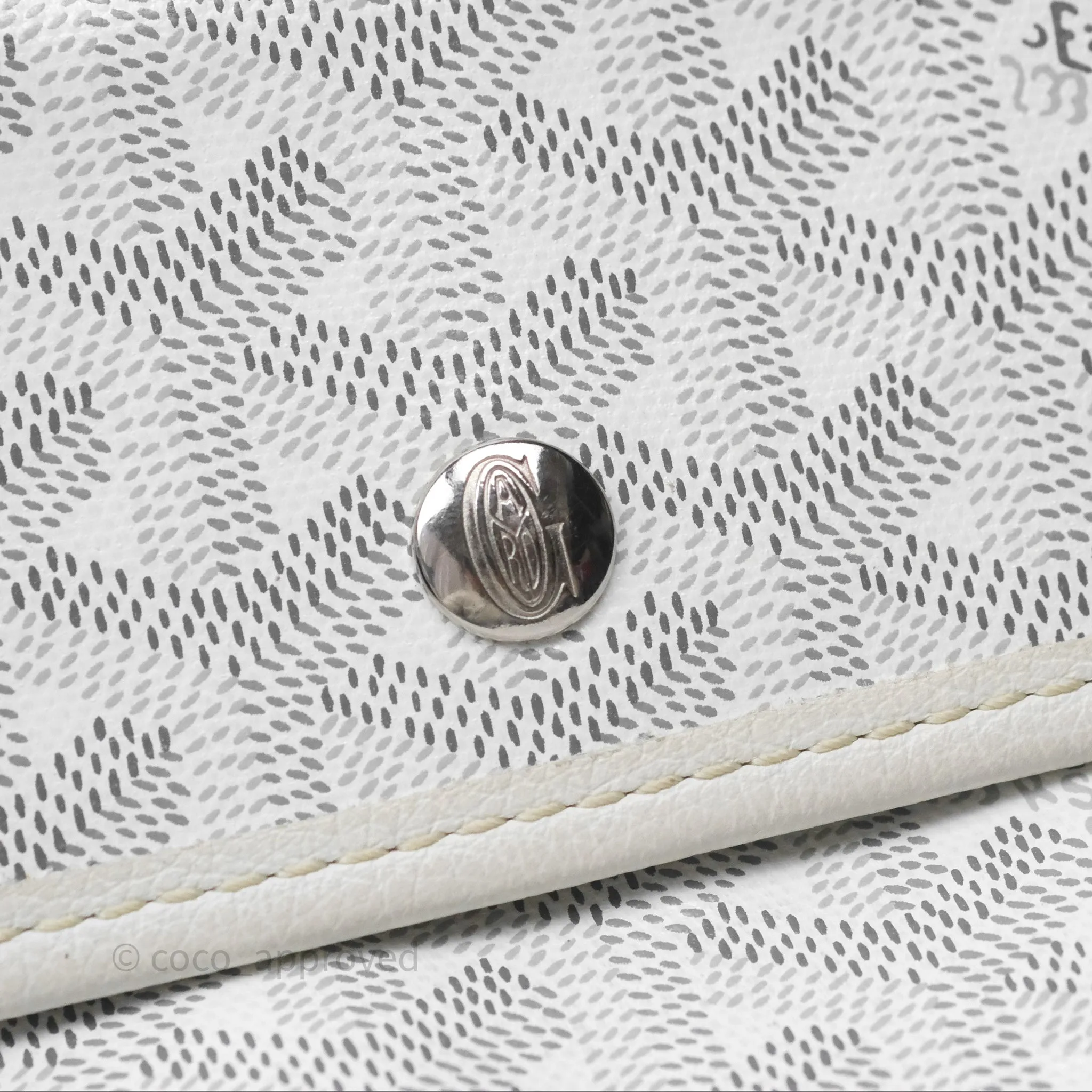 Goyard Saint Louis Tote Bag GM Blanc White