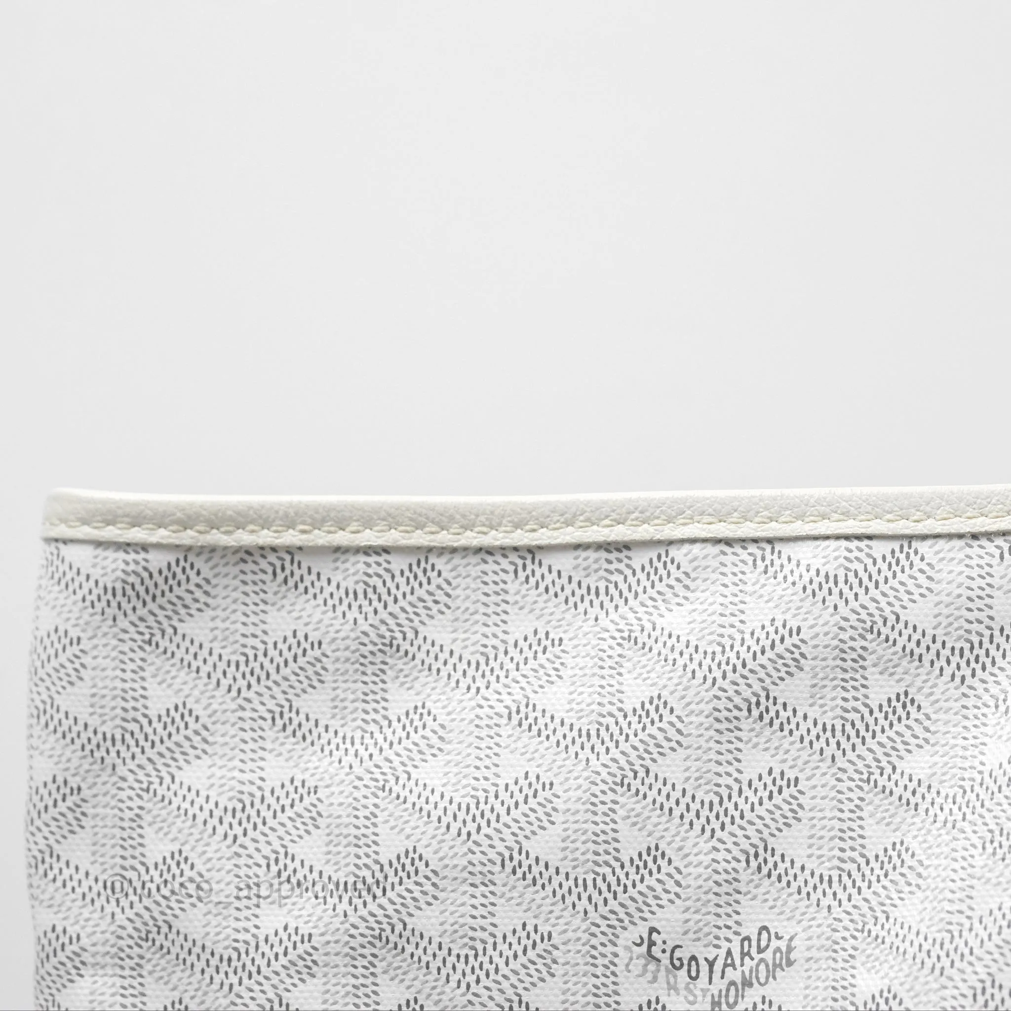Goyard Saint Louis Tote Bag GM Blanc White