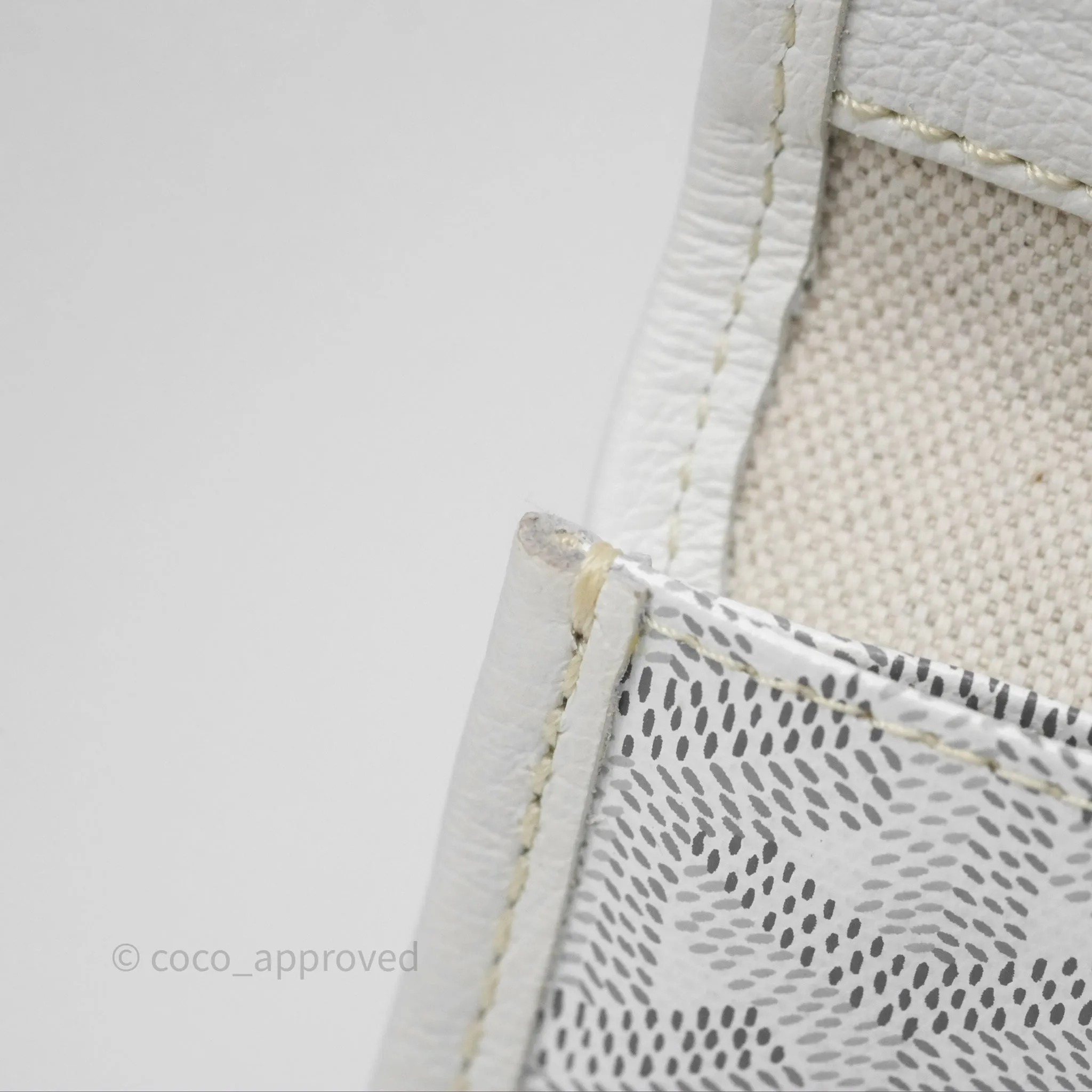 Goyard Saint Louis Tote Bag GM Blanc White