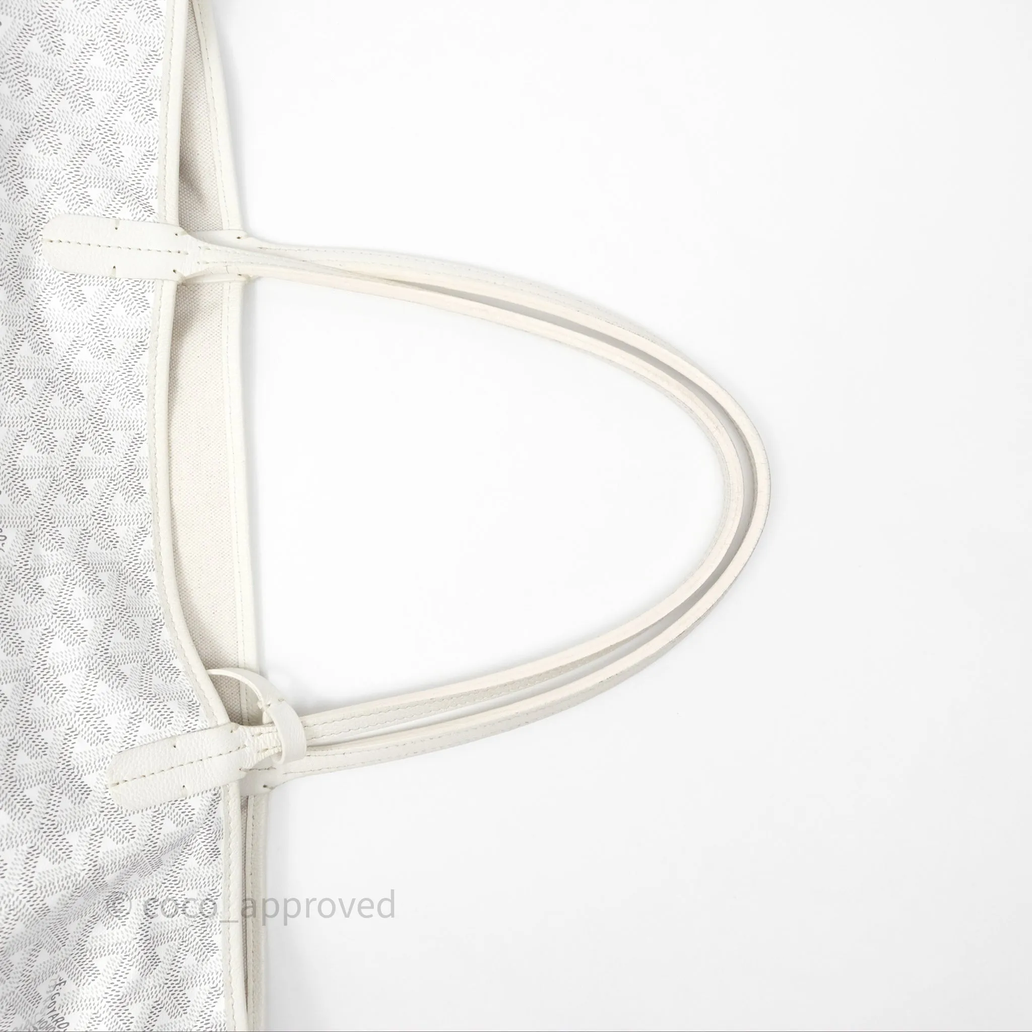 Goyard Saint Louis Tote Bag GM Blanc White