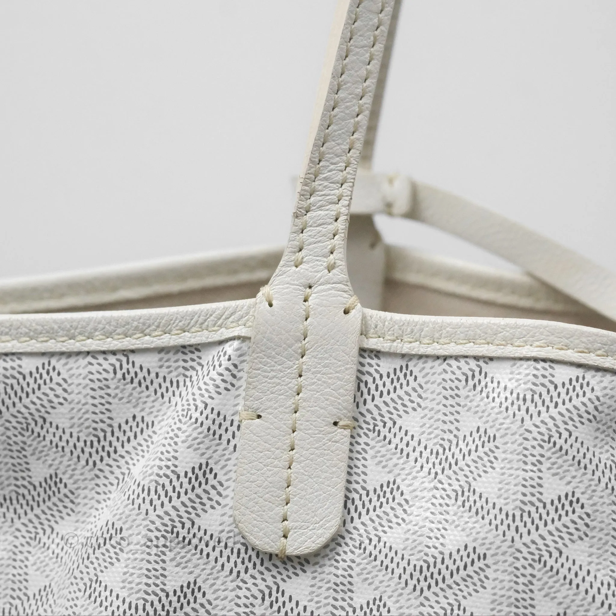 Goyard Saint Louis Tote Bag GM Blanc White