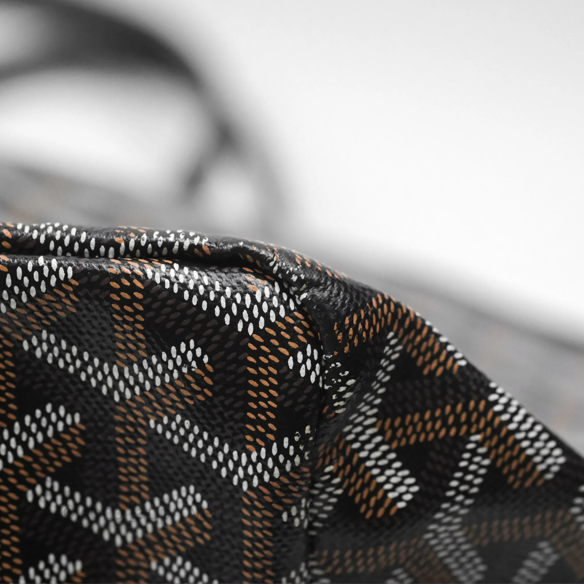 Goyard Saint Louis Tote Bag PM Black Noir Canvas