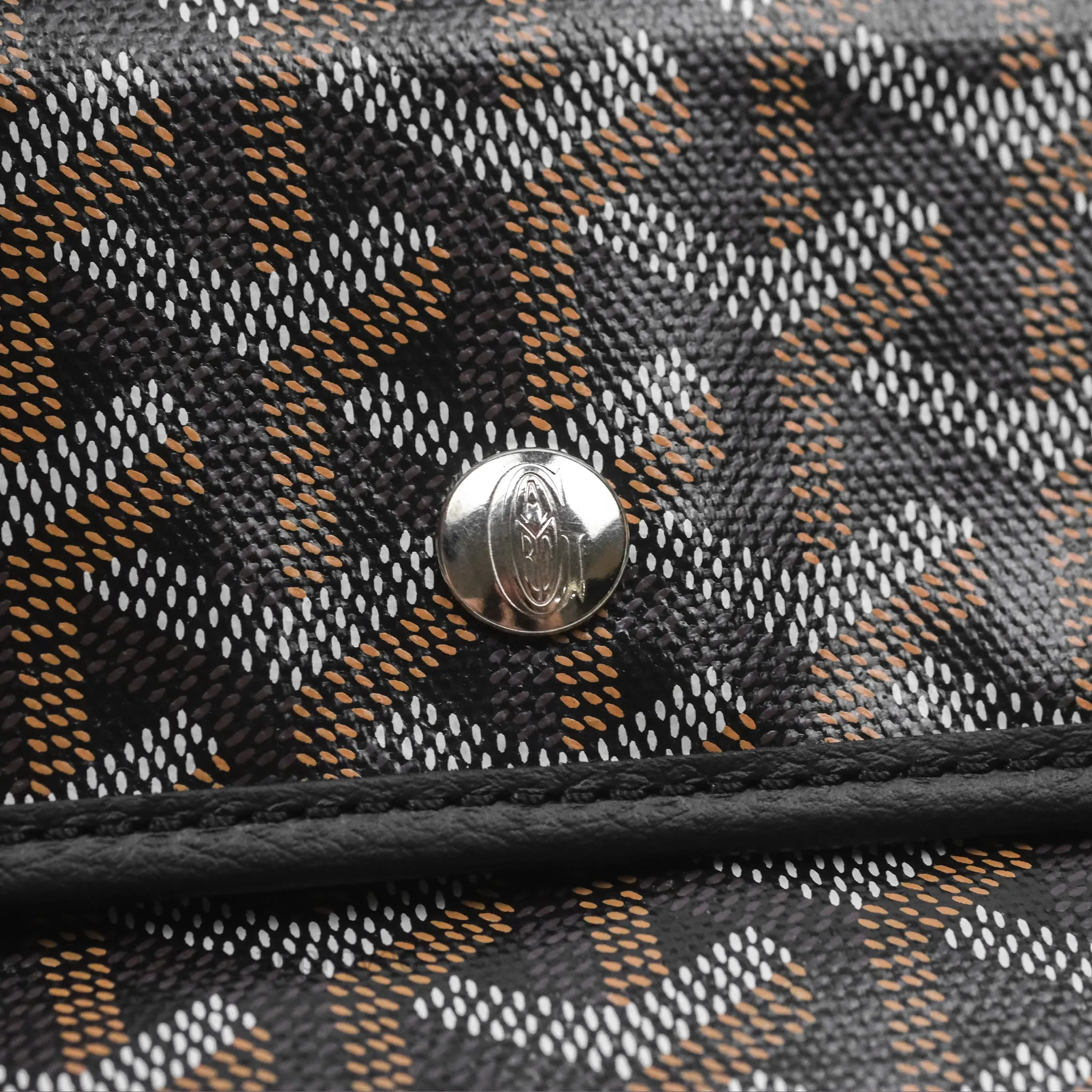 Goyard Saint Louis Tote Bag PM Black Noir Canvas