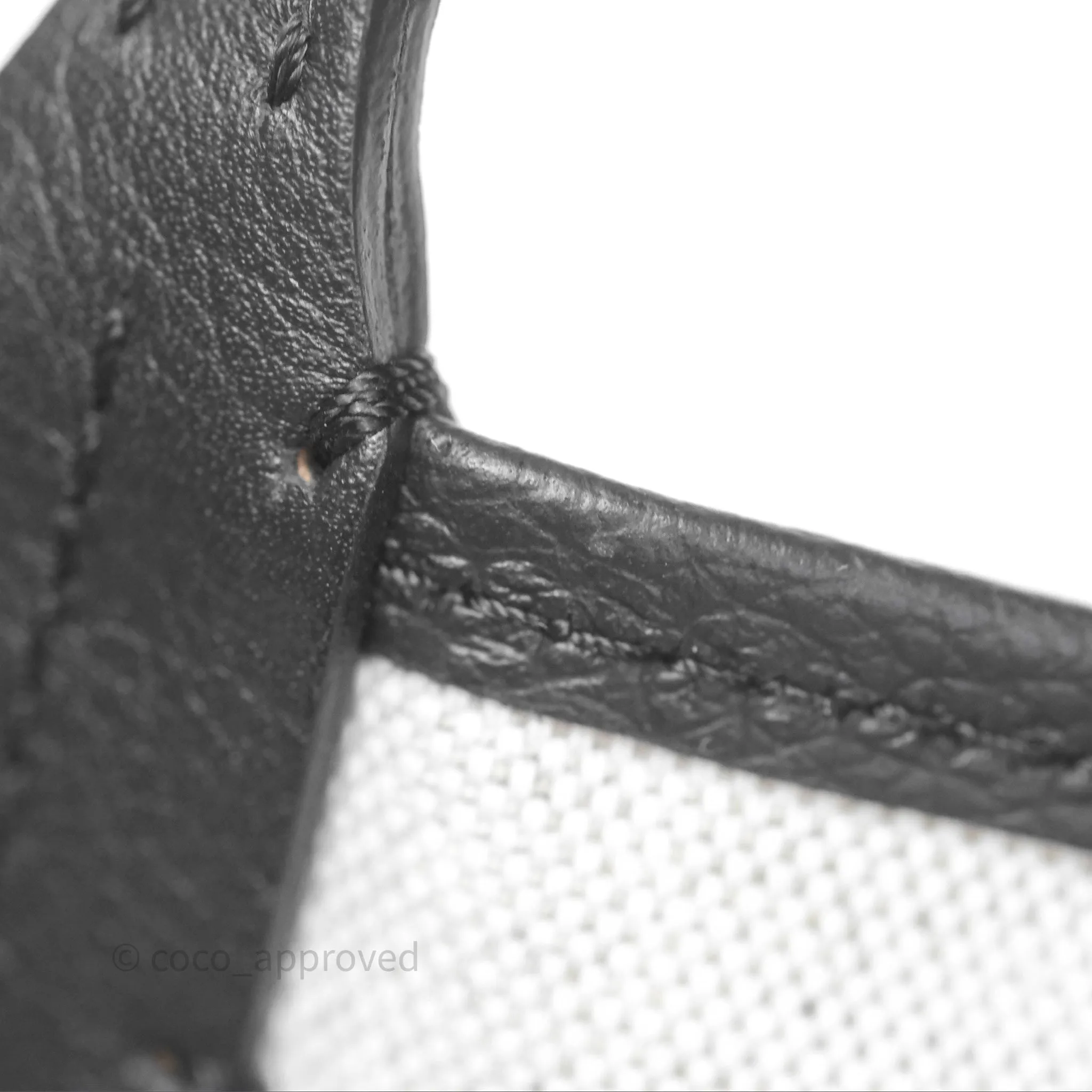 Goyard Saint Louis Tote Bag PM Black Noir Canvas
