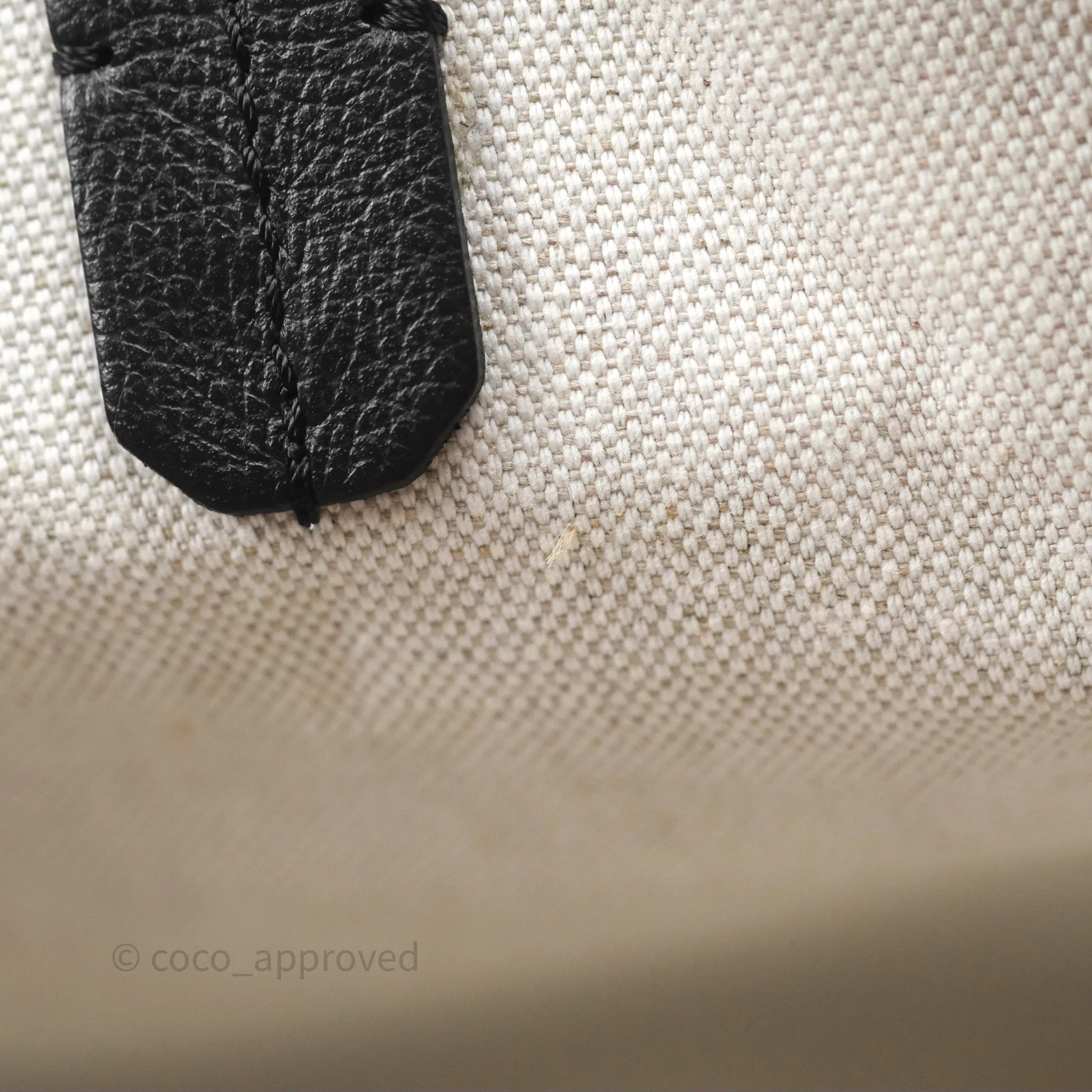 Goyard Saint Louis Tote Bag PM Black Noir Canvas