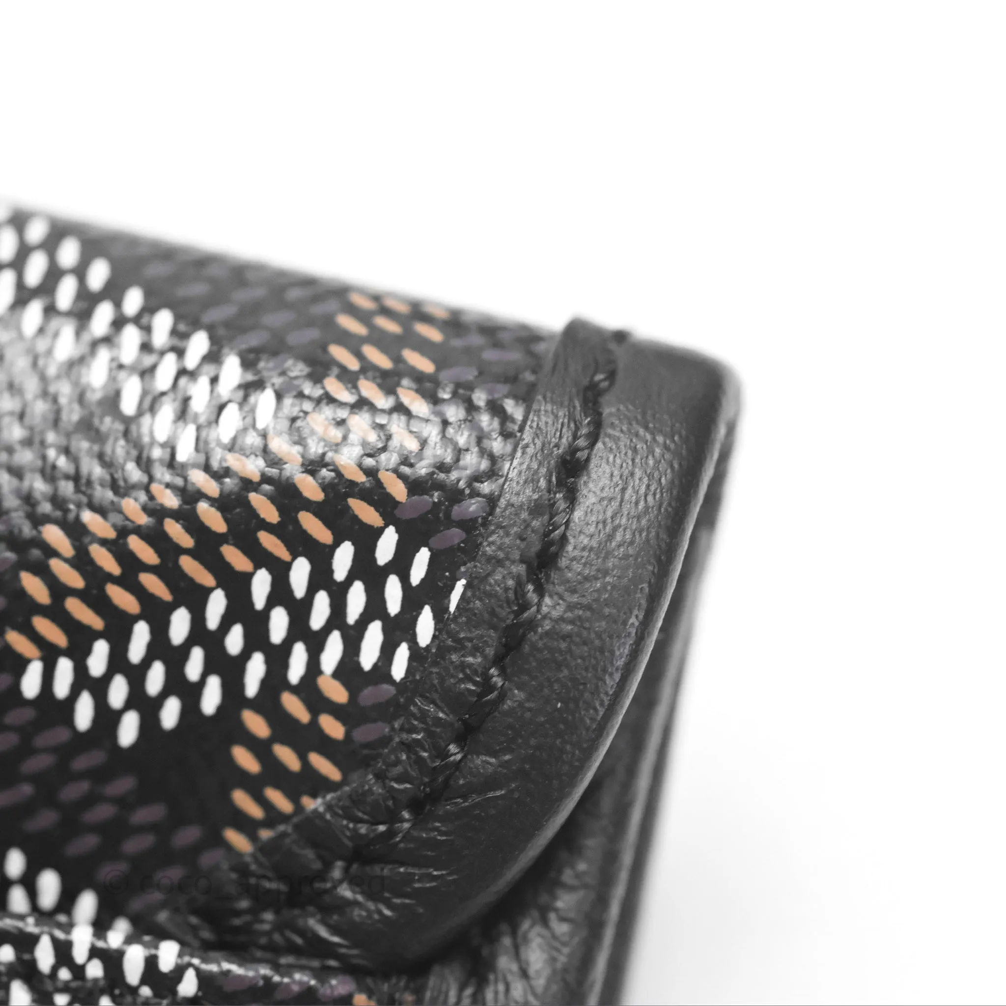 Goyard Saint Louis Tote Bag PM Black Noir Canvas