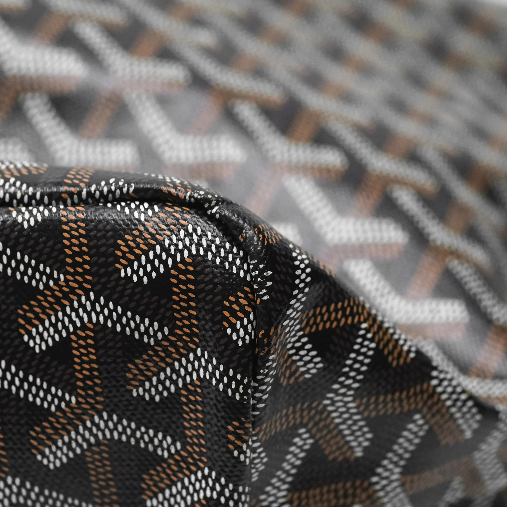 Goyard Saint Louis Tote Bag PM Black Noir Canvas