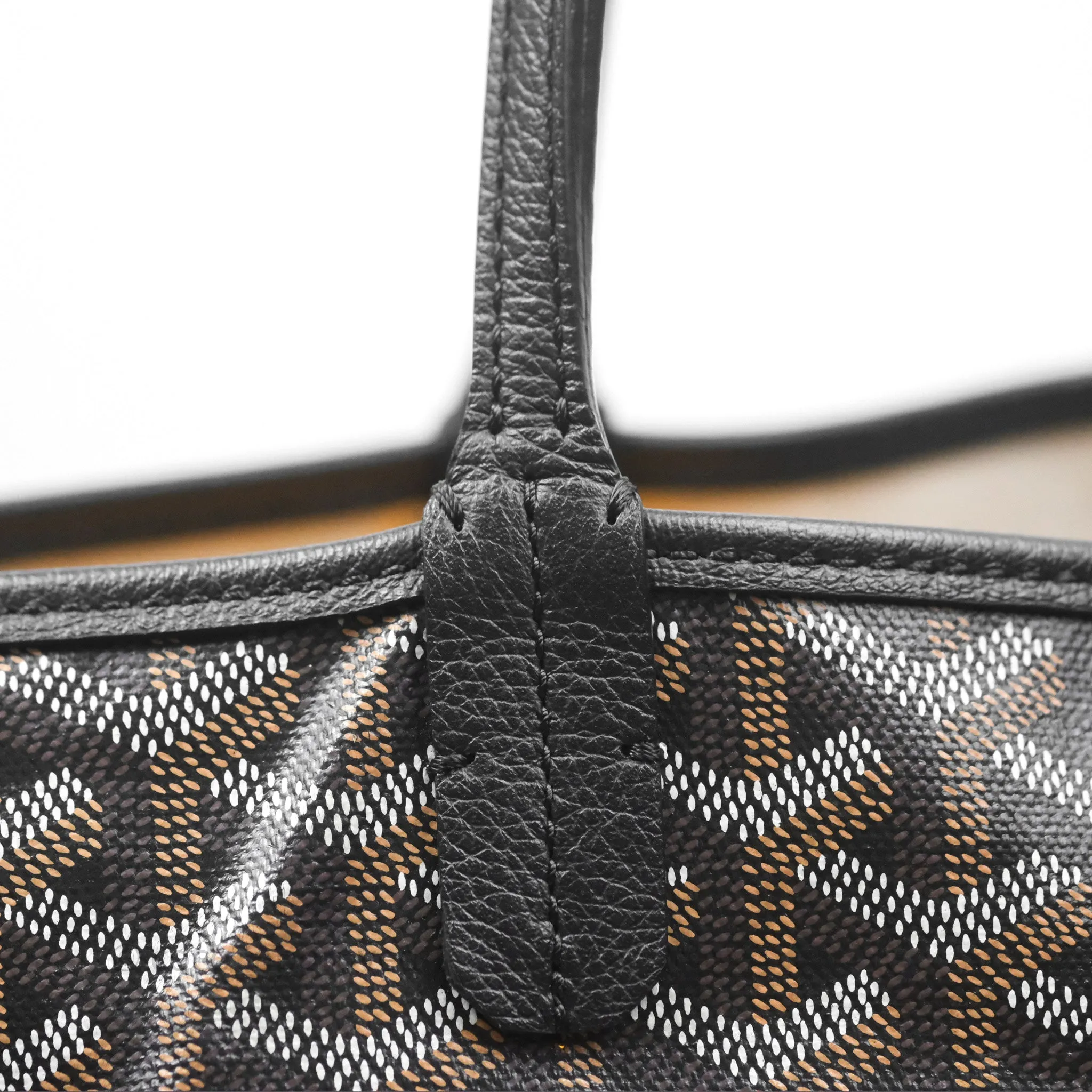 Goyard Saint Louis Tote Bag PM Black Noir Canvas