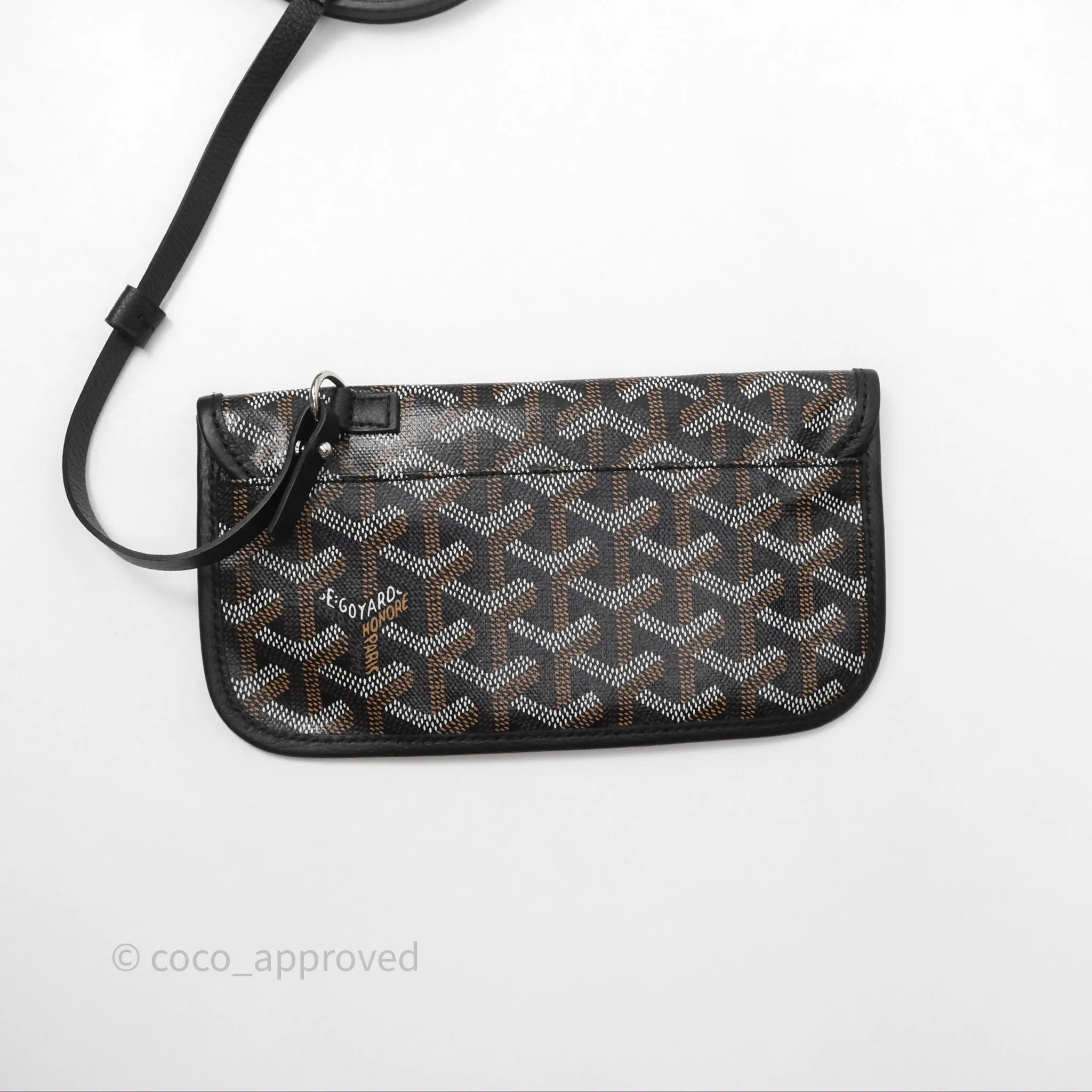 Goyard Saint Louis Tote Bag PM Black Noir Canvas