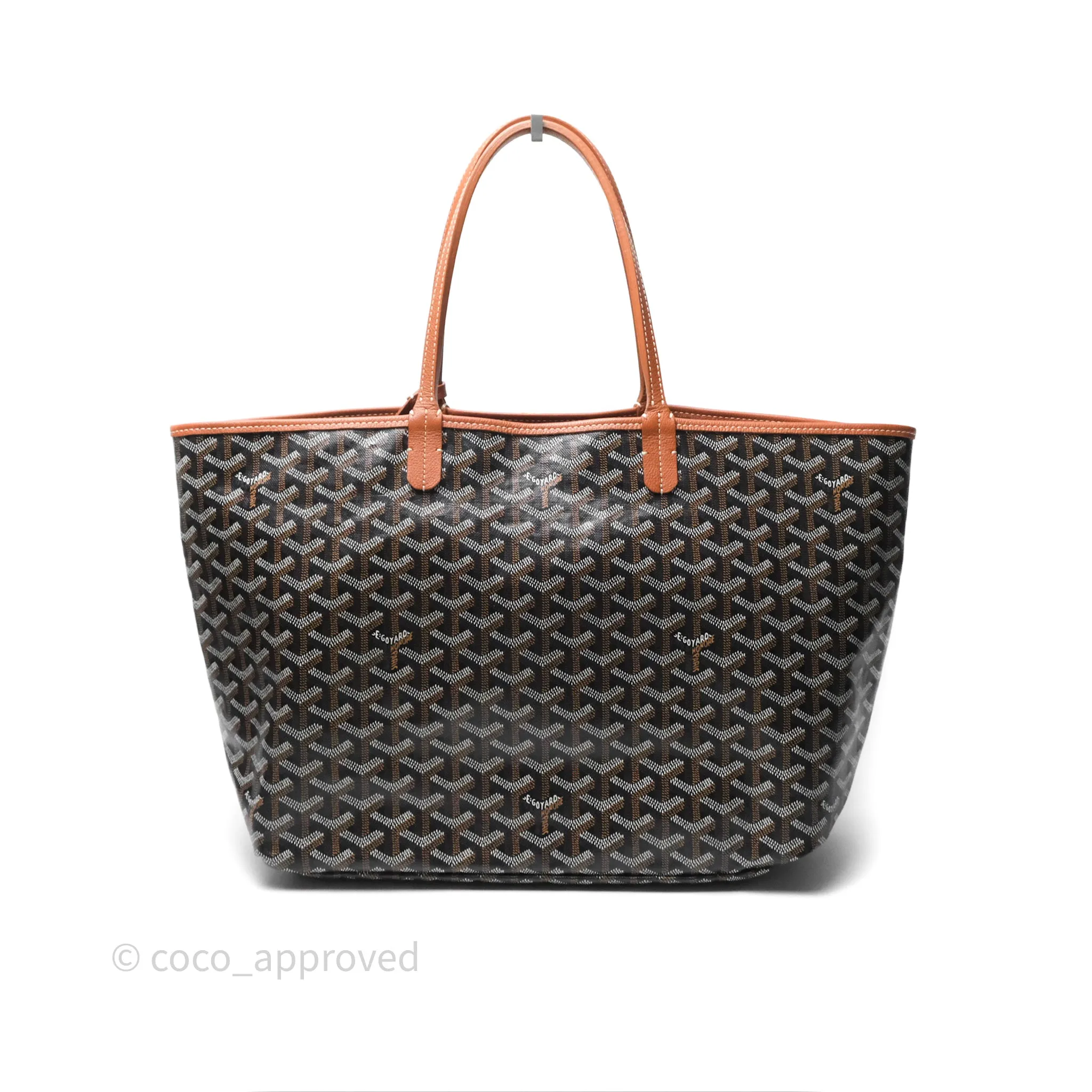 Goyard Saint Louis Tote PM Black/Tan