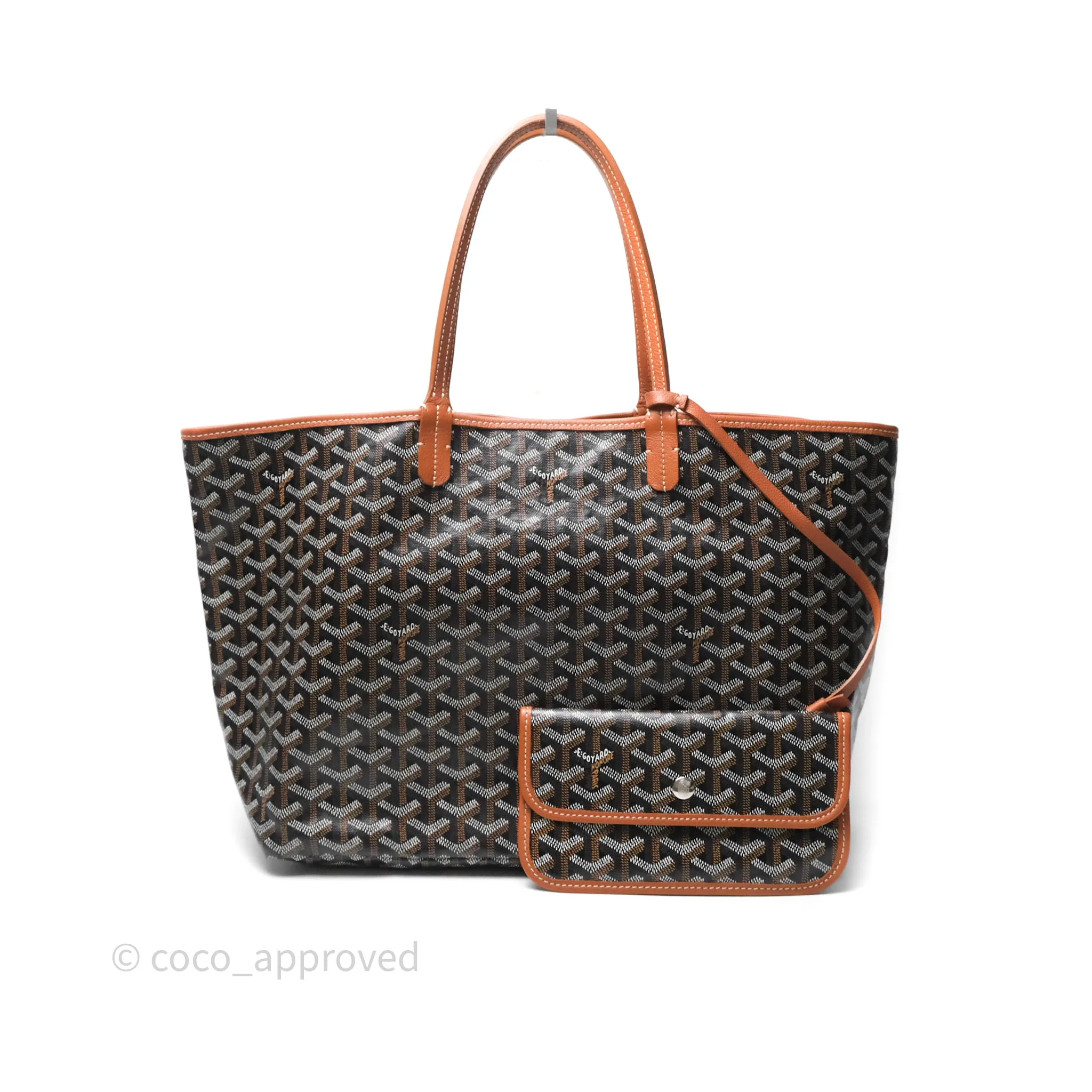 Goyard Saint Louis Tote PM Black/Tan