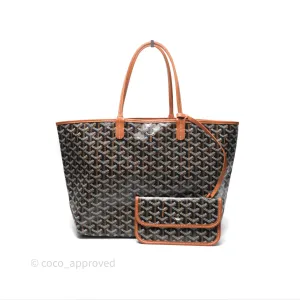 Goyard Saint Louis Tote PM Black/Tan