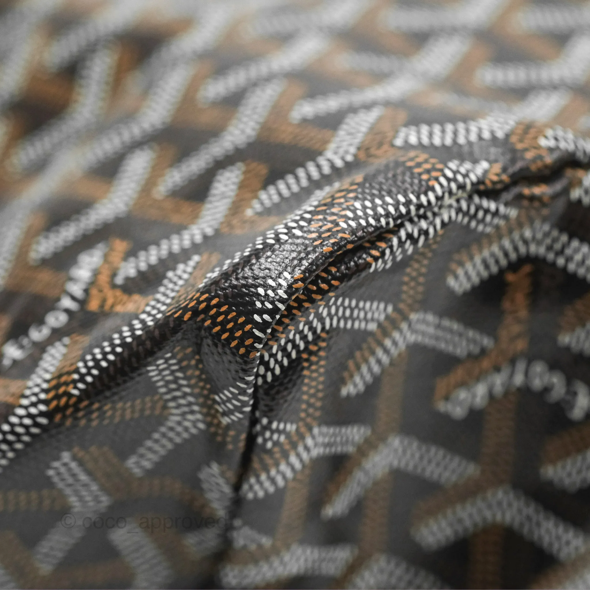 Goyard Saint Louis Tote PM Black/Tan