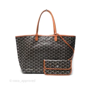 Goyard Saint Louis Tote PM Black/Tan