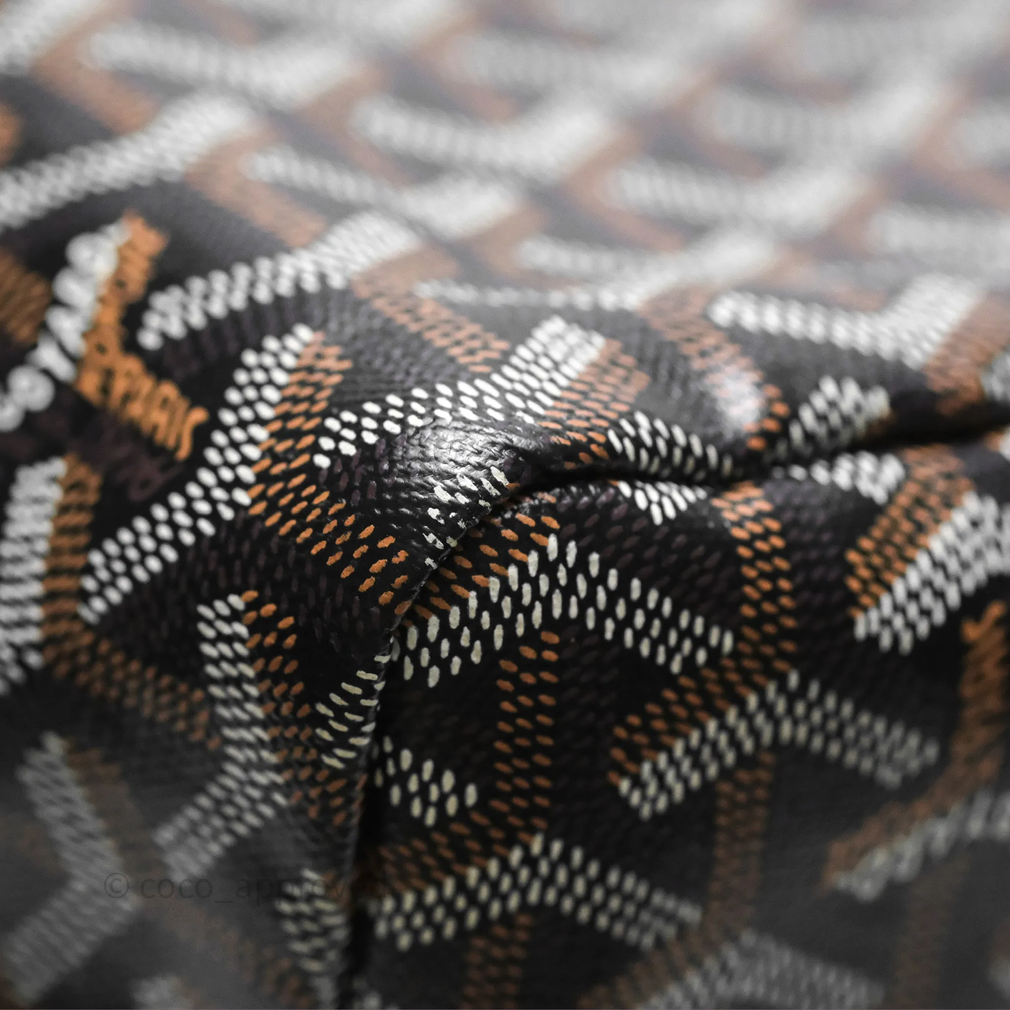 Goyard Saint Louis Tote PM Black/Tan