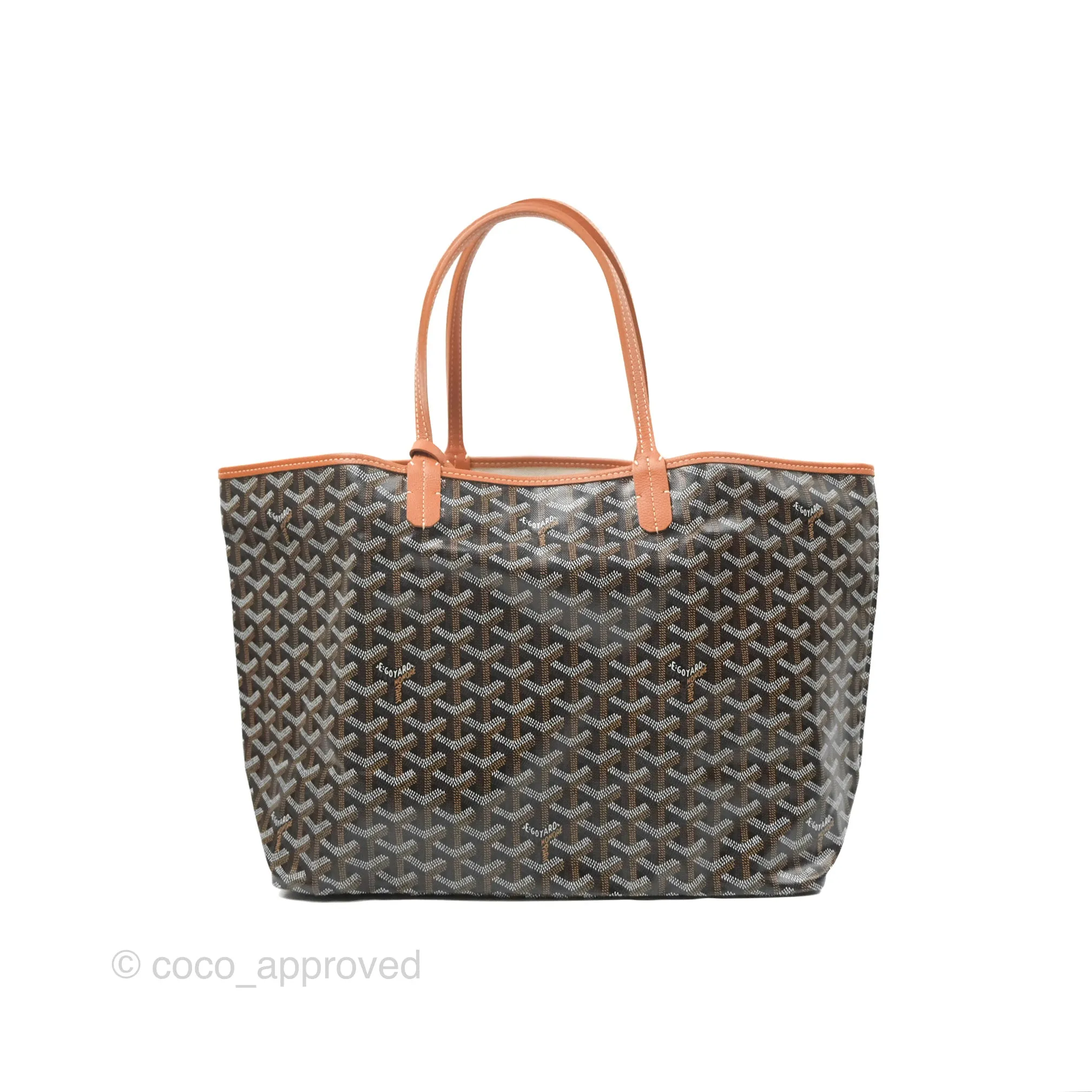 Goyard Saint Louis Tote PM Black/Tan
