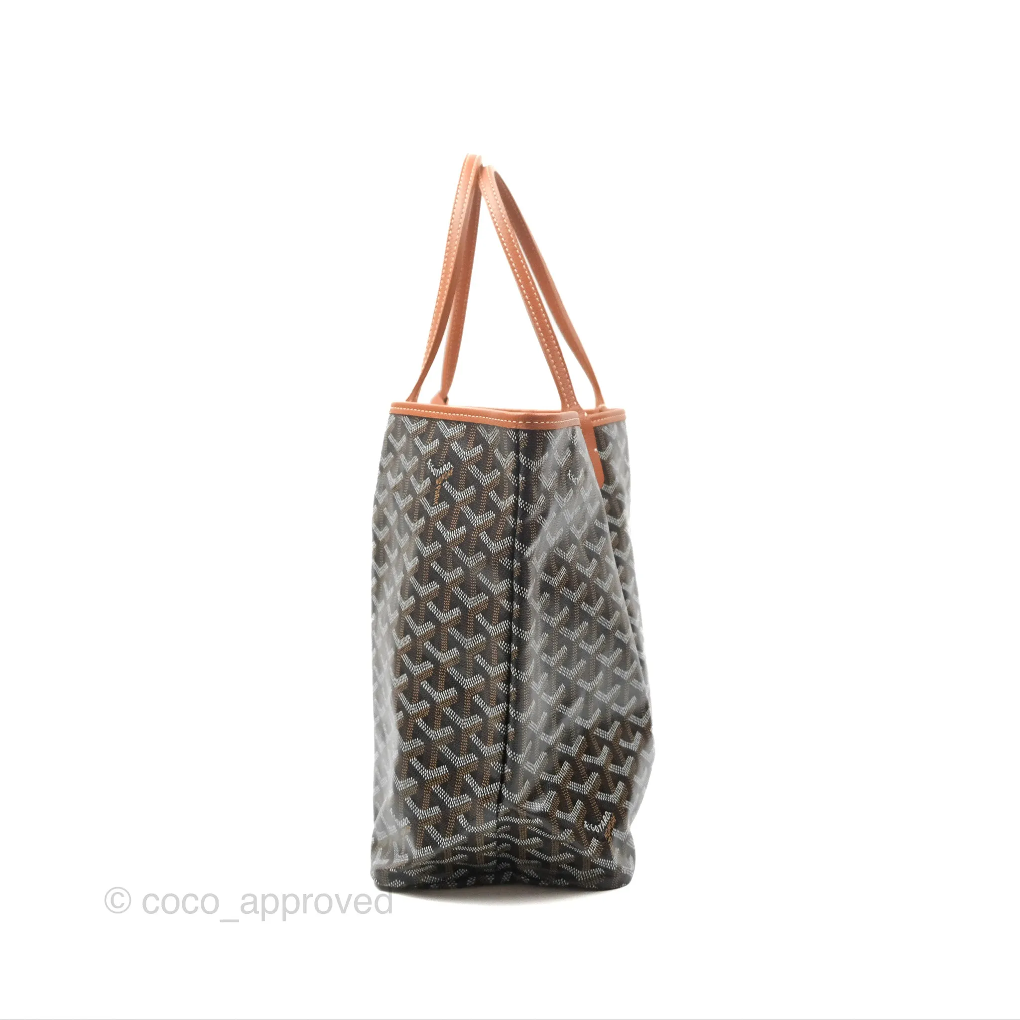 Goyard Saint Louis Tote PM Black/Tan