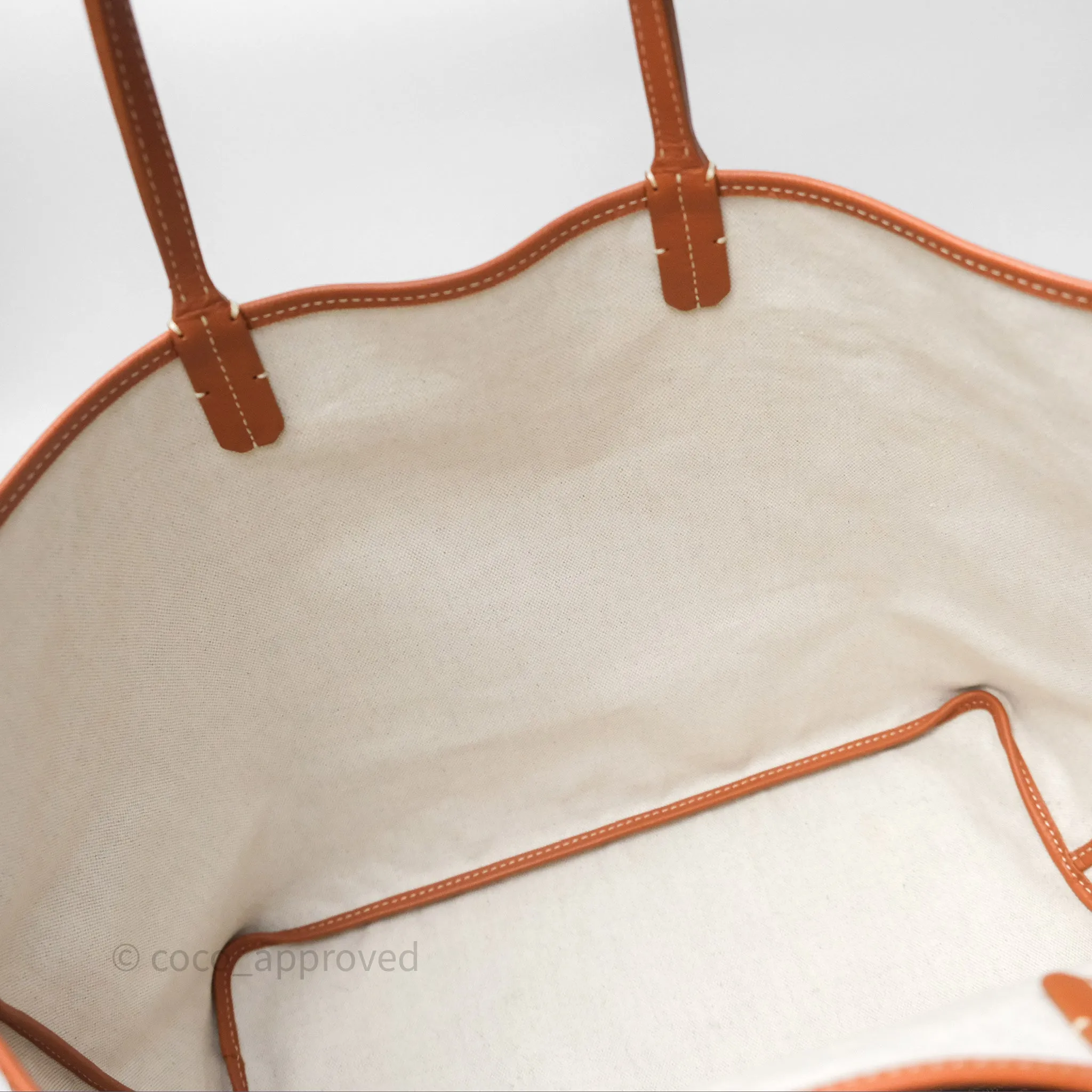Goyard Saint Louis Tote PM Black/Tan