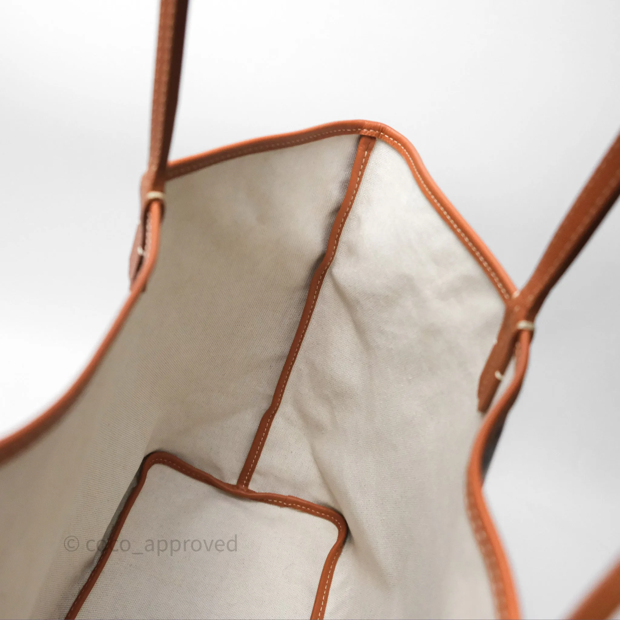 Goyard Saint Louis Tote PM Black/Tan