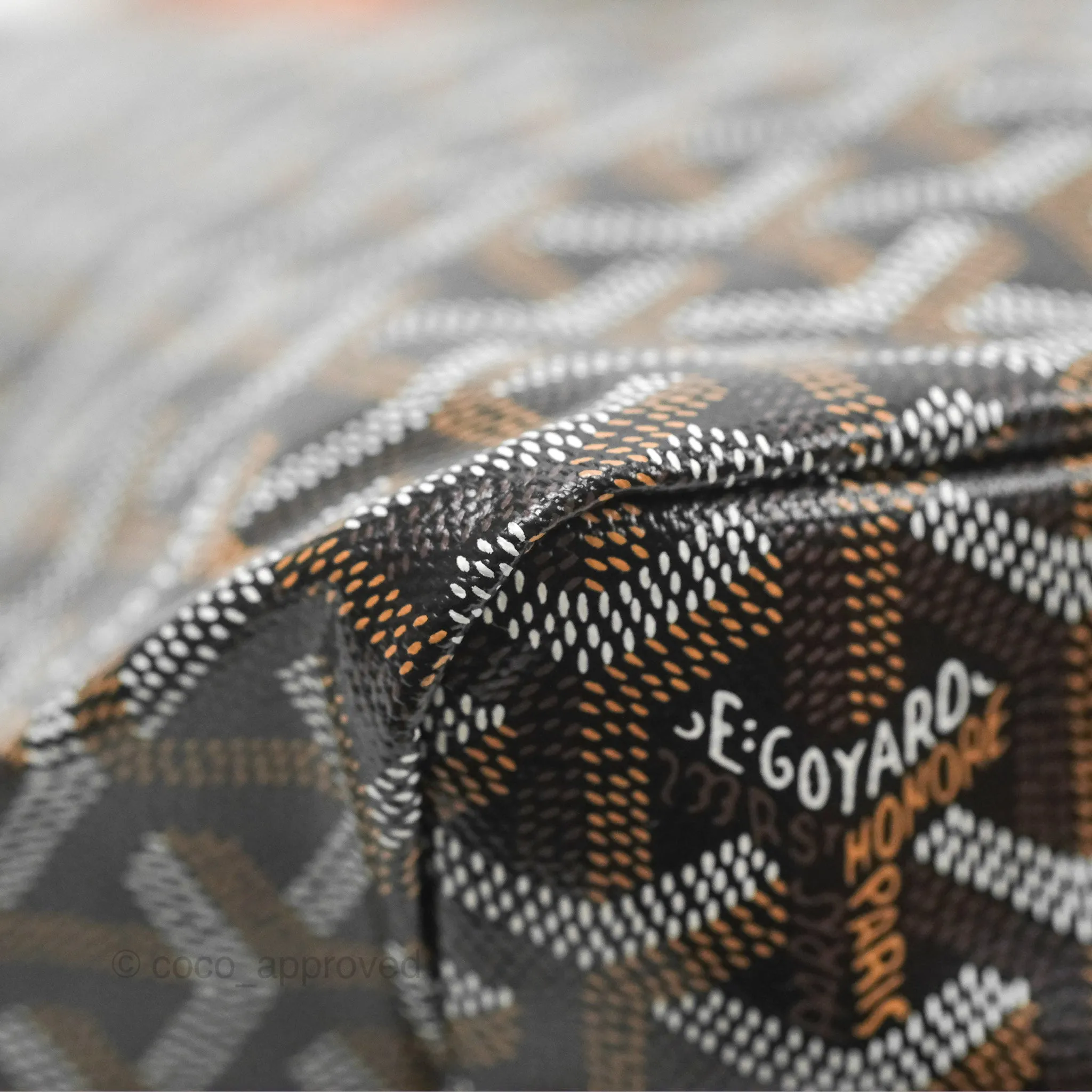 Goyard Saint Louis Tote PM Black/Tan
