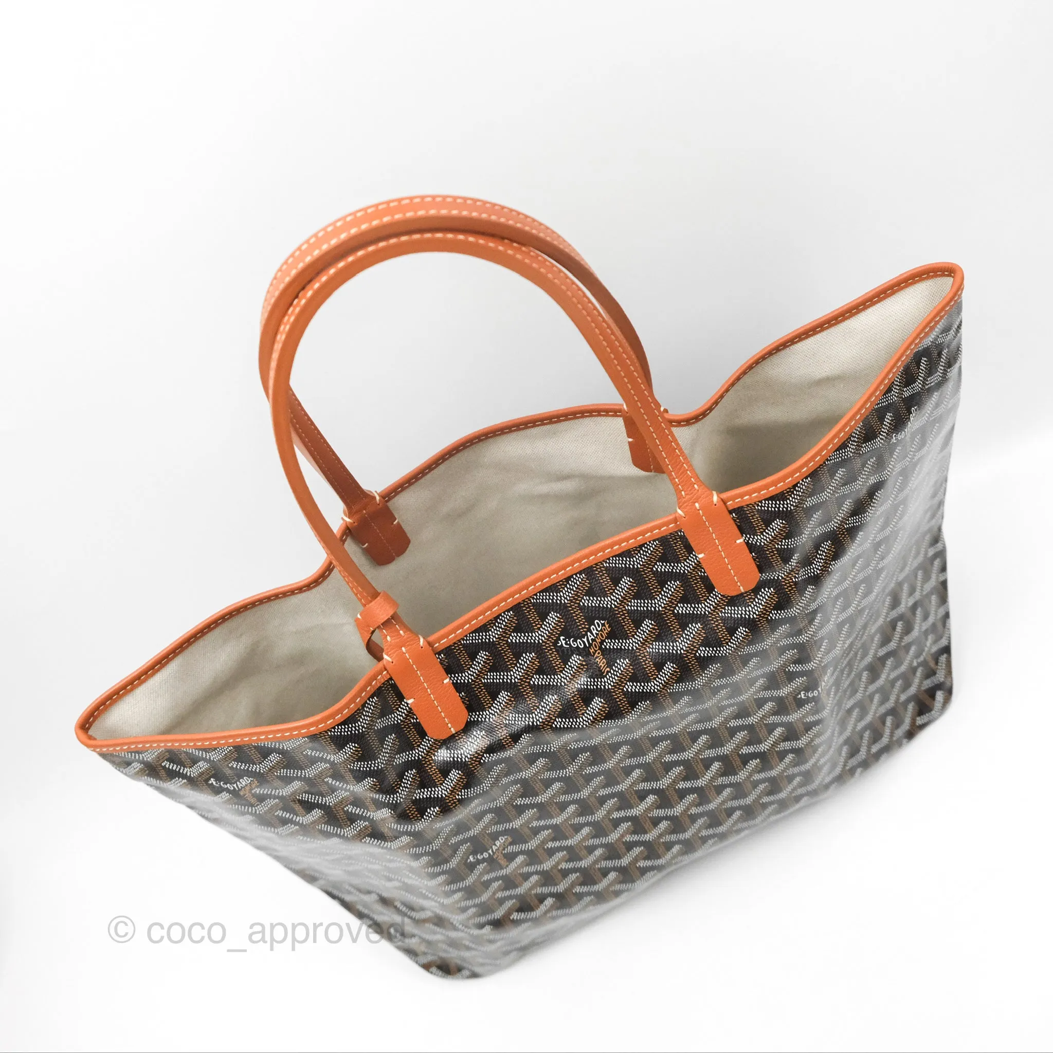 Goyard Saint Louis Tote PM Black/Tan