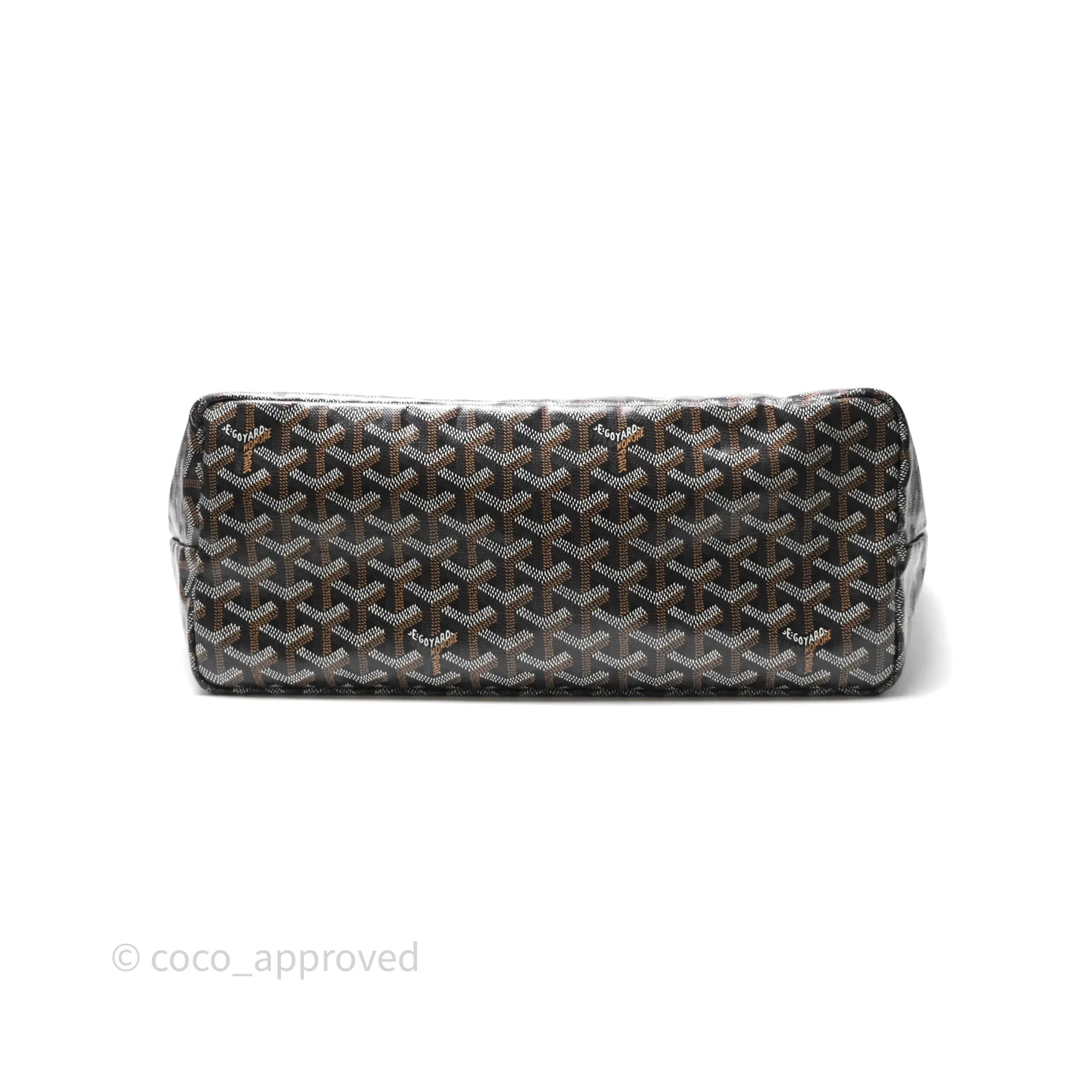 Goyard Saint Louis Tote PM Black/Tan