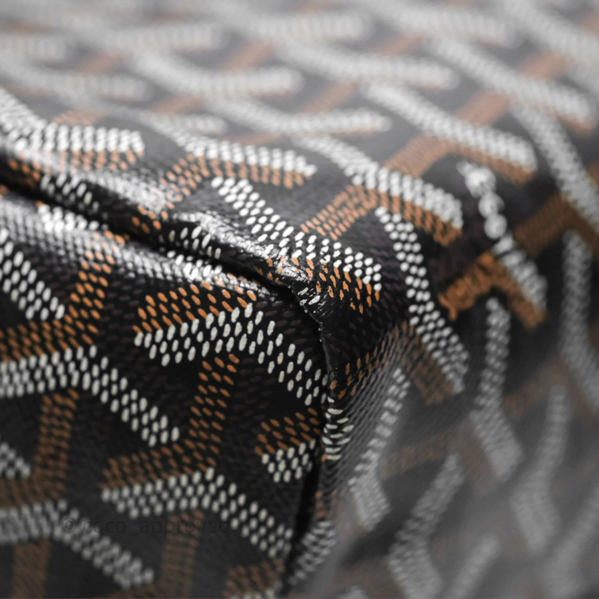 Goyard Saint Louis Tote PM Black/Tan
