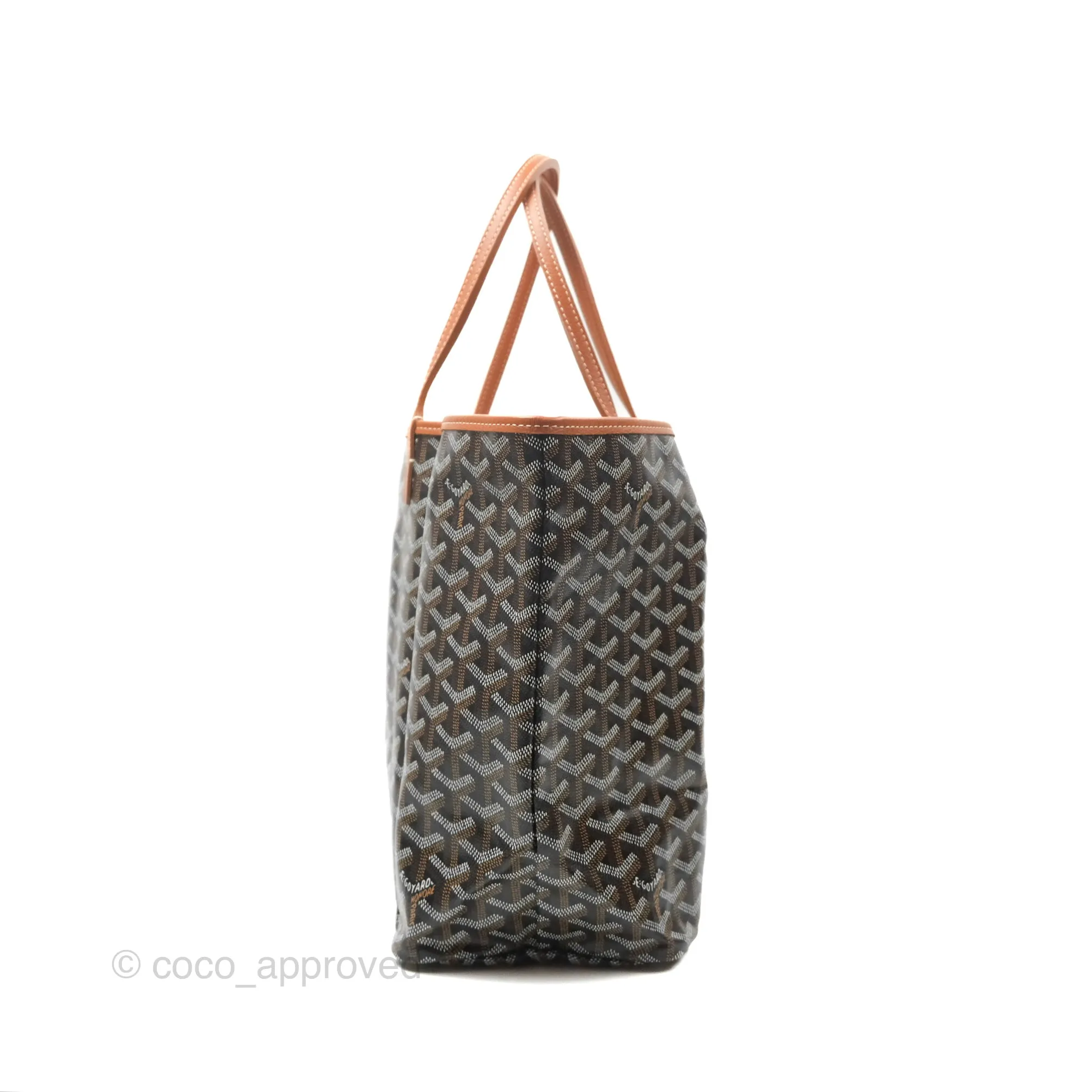 Goyard Saint Louis Tote PM Black/Tan