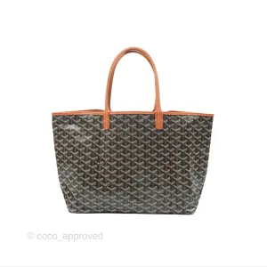 Goyard Saint Louis Tote PM Black/Tan