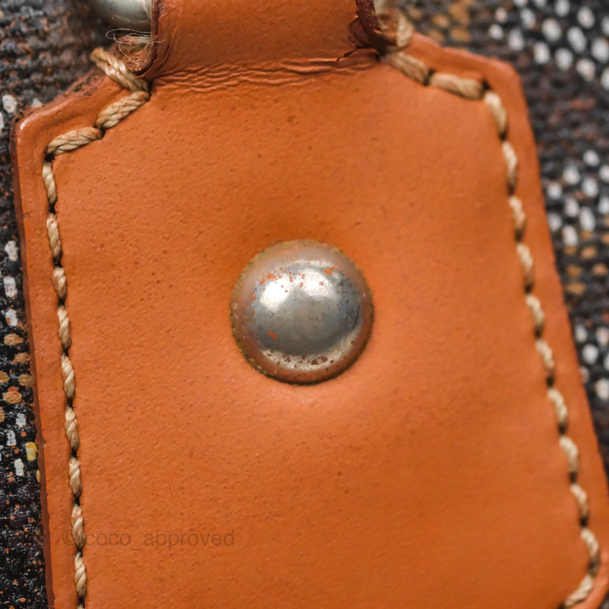 Goyard Saint Martin Bag Goyardine Canvas Black/ Tan