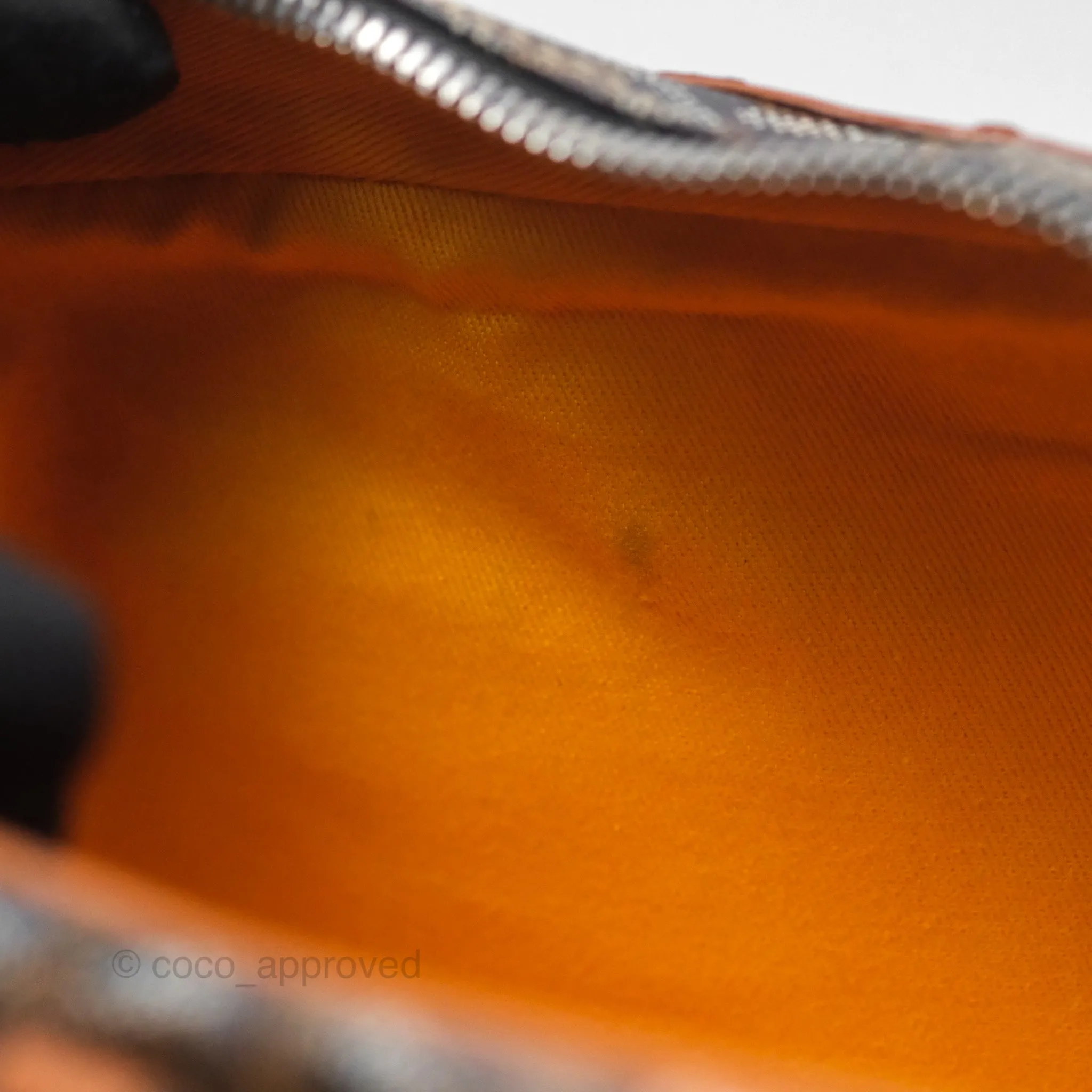 Goyard Saint Martin Bag Goyardine Canvas Black/ Tan