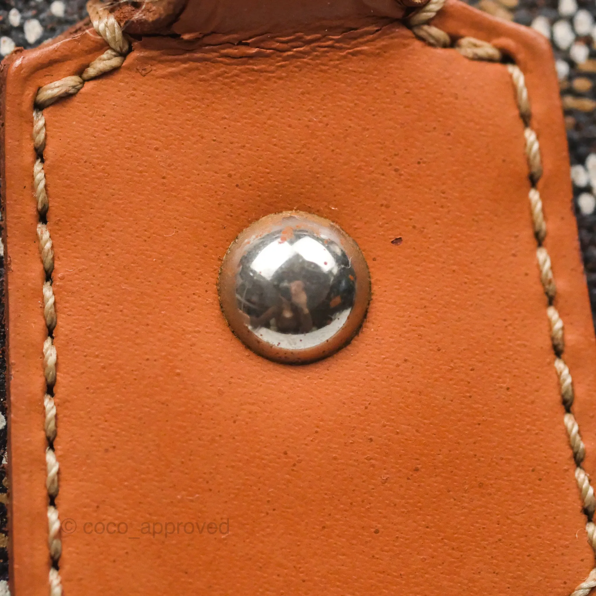 Goyard Saint Martin Bag Goyardine Canvas Black/ Tan