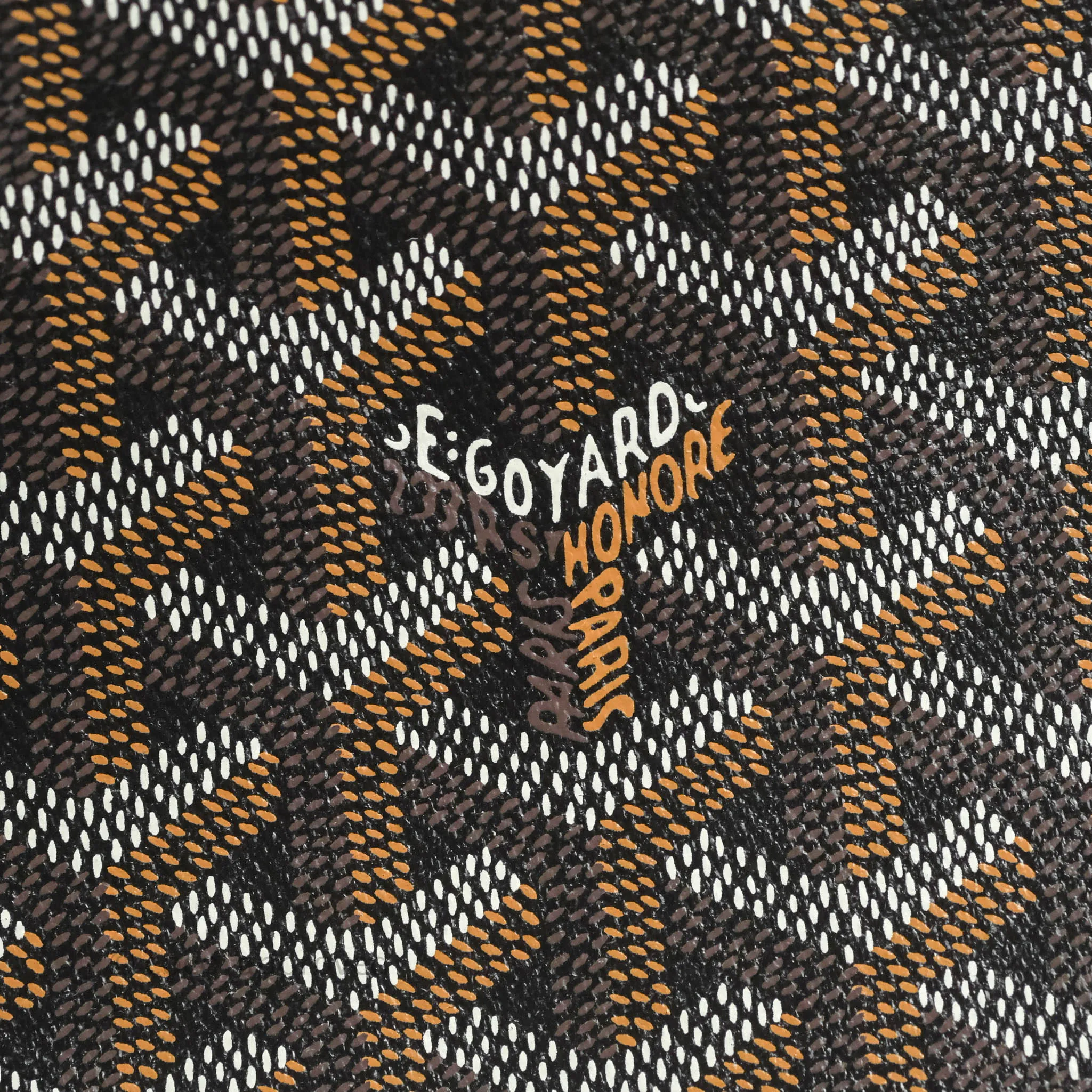 Goyard Senat Mgm Pocket Goyard Canvas & Chevroches Calfskin Silver Hardware