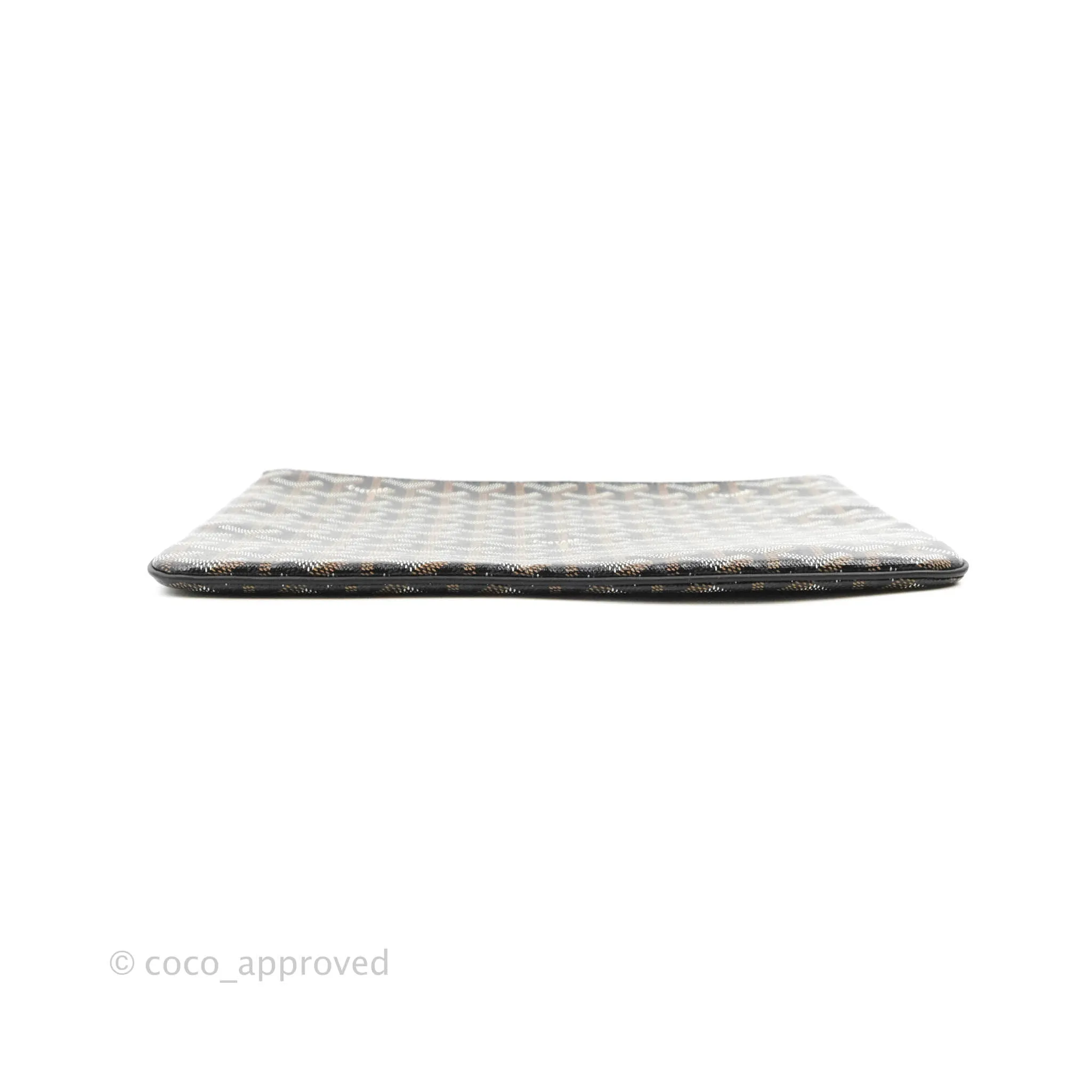 Goyard Senat Mgm Pocket Goyard Canvas & Chevroches Calfskin Silver Hardware