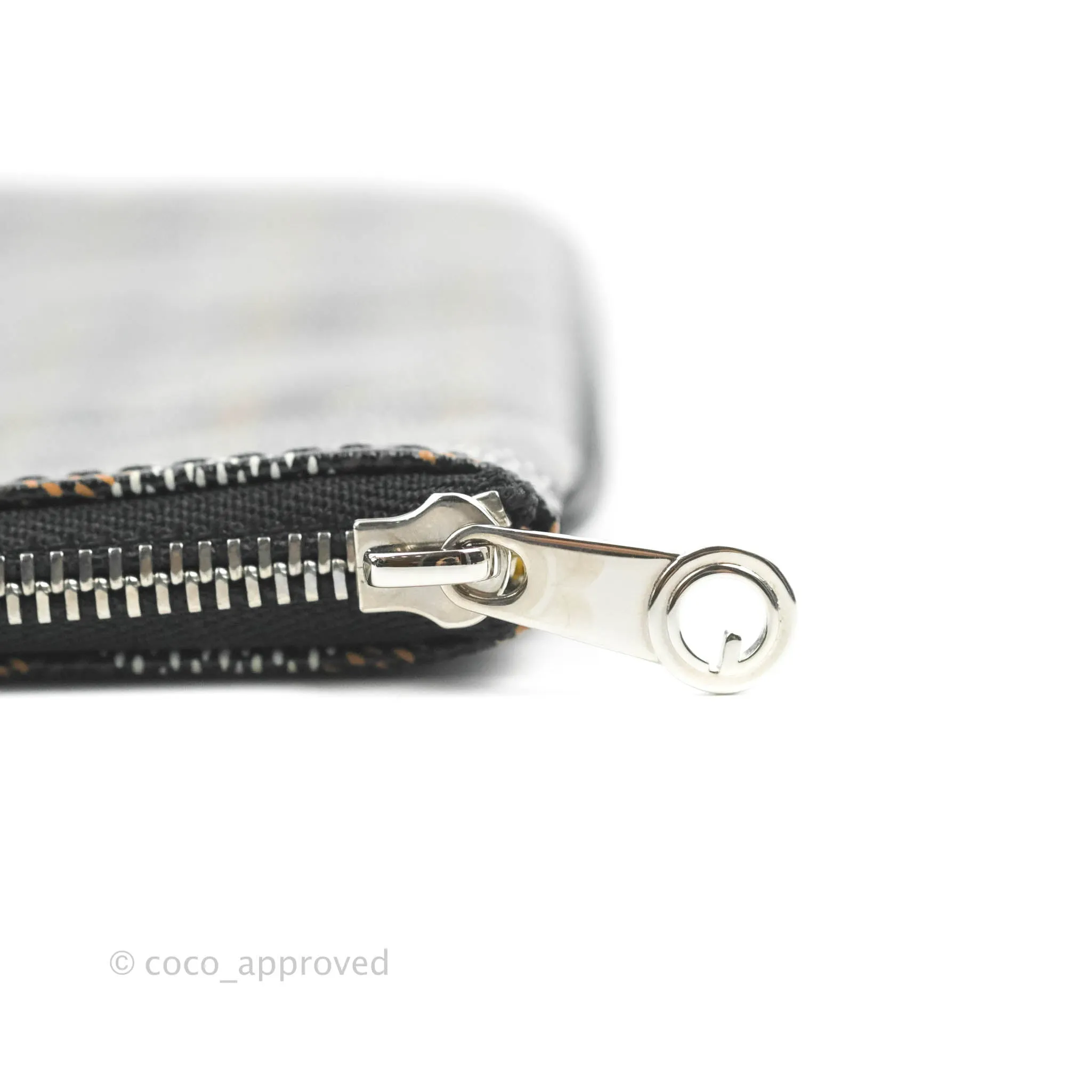 Goyard Senat Mgm Pocket Goyard Canvas & Chevroches Calfskin Silver Hardware