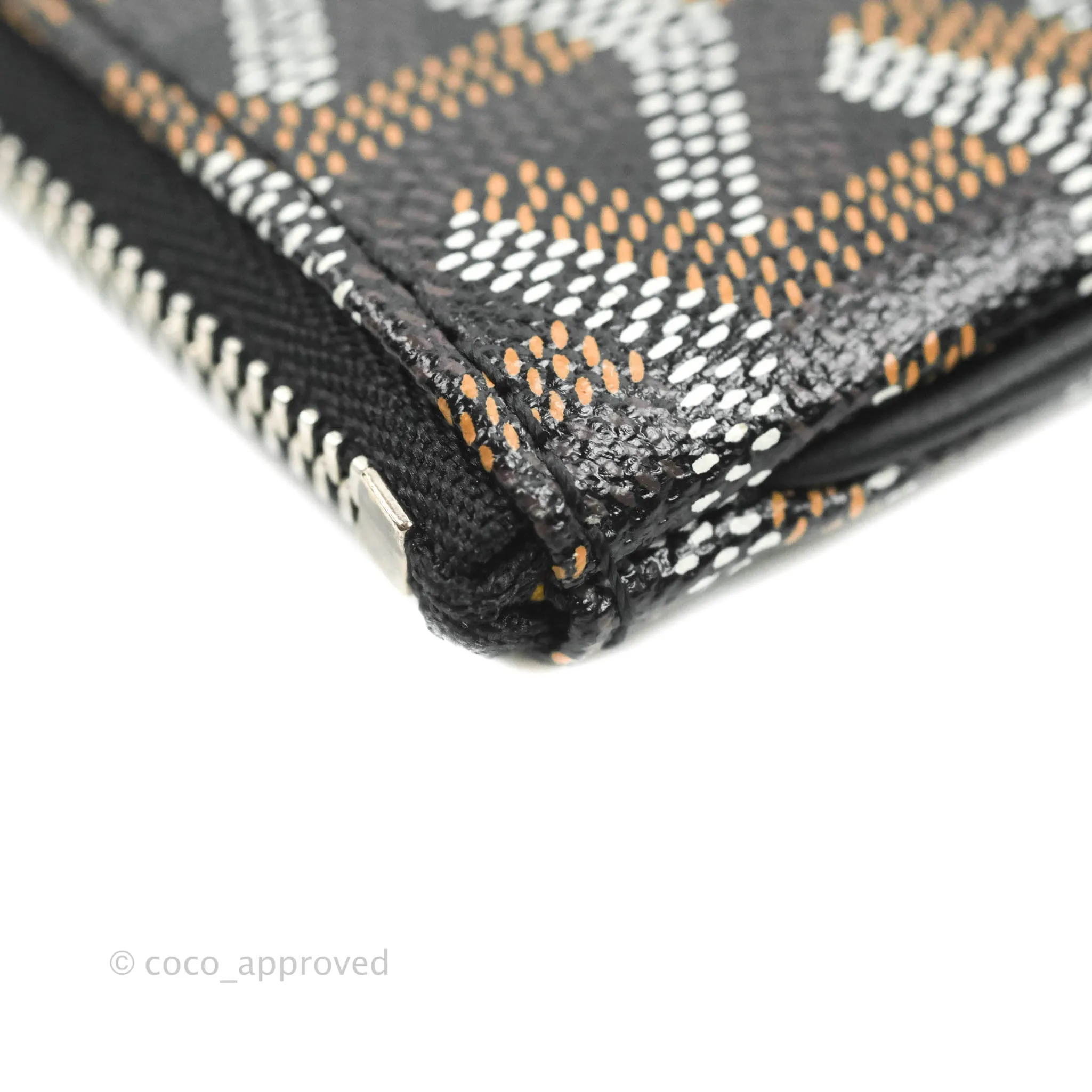 Goyard Senat Mgm Pocket Goyard Canvas & Chevroches Calfskin Silver Hardware