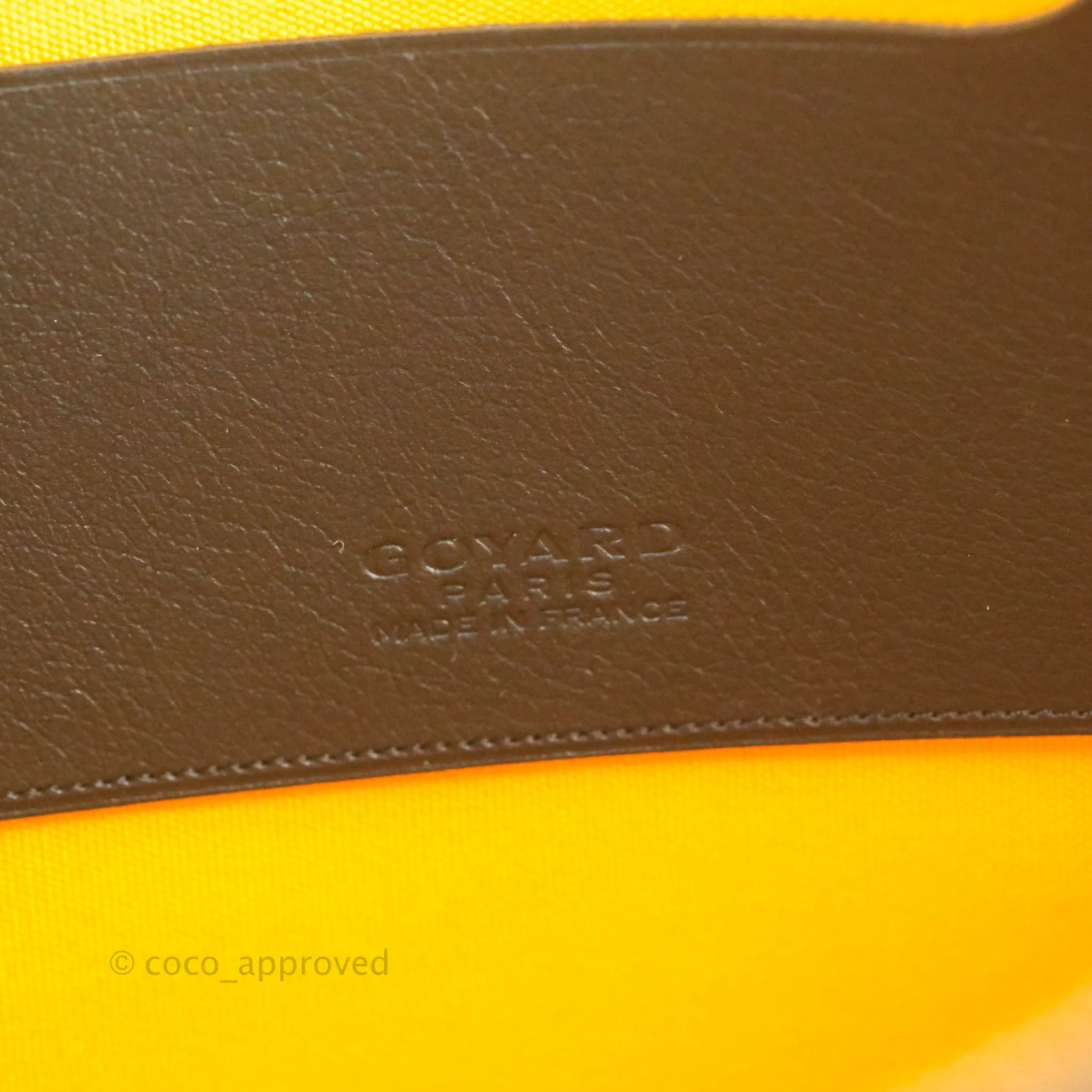 Goyard Senat Mgm Pocket Goyard Canvas & Chevroches Calfskin Silver Hardware