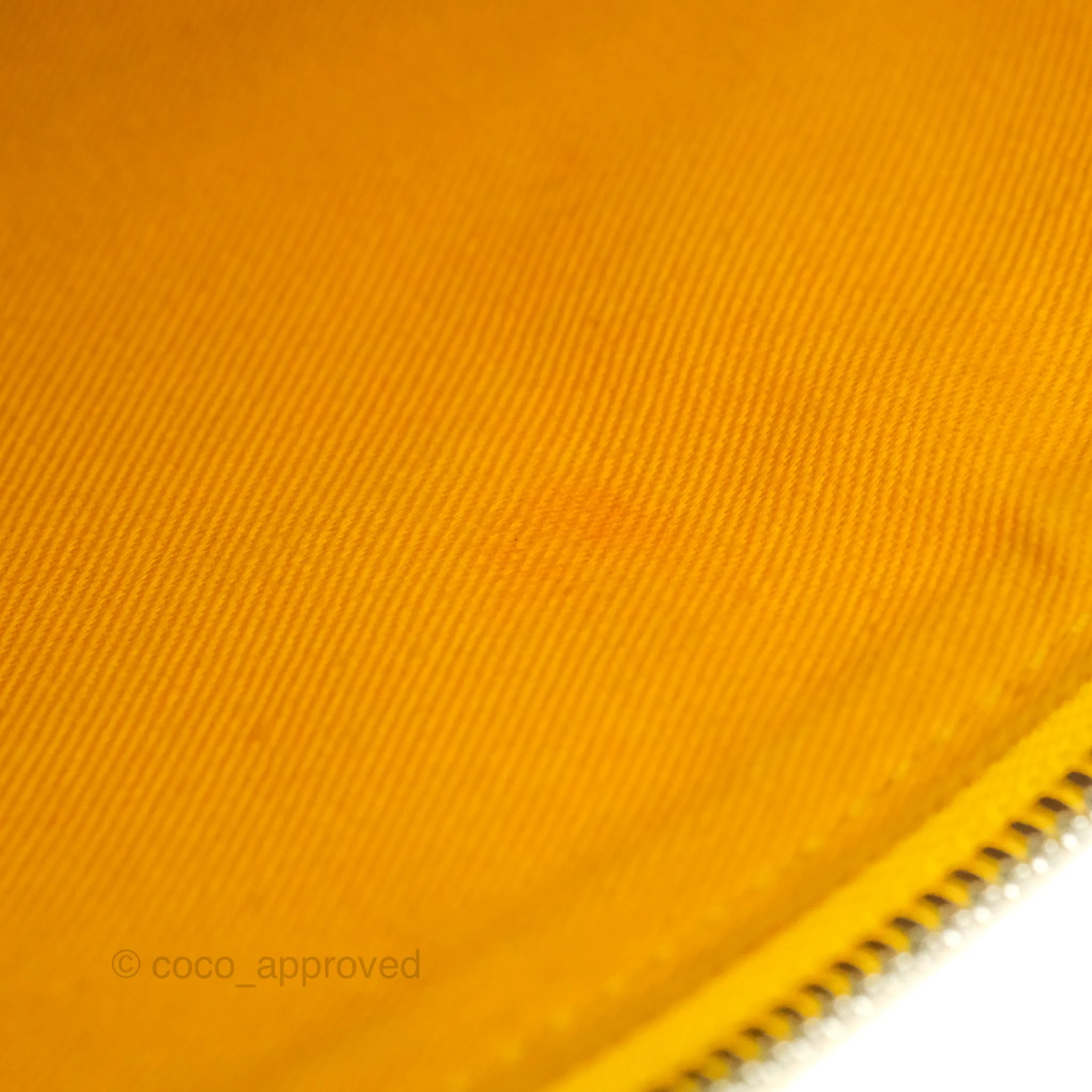 Goyard Senat MM Pouch Yellow Goyardine Canvas