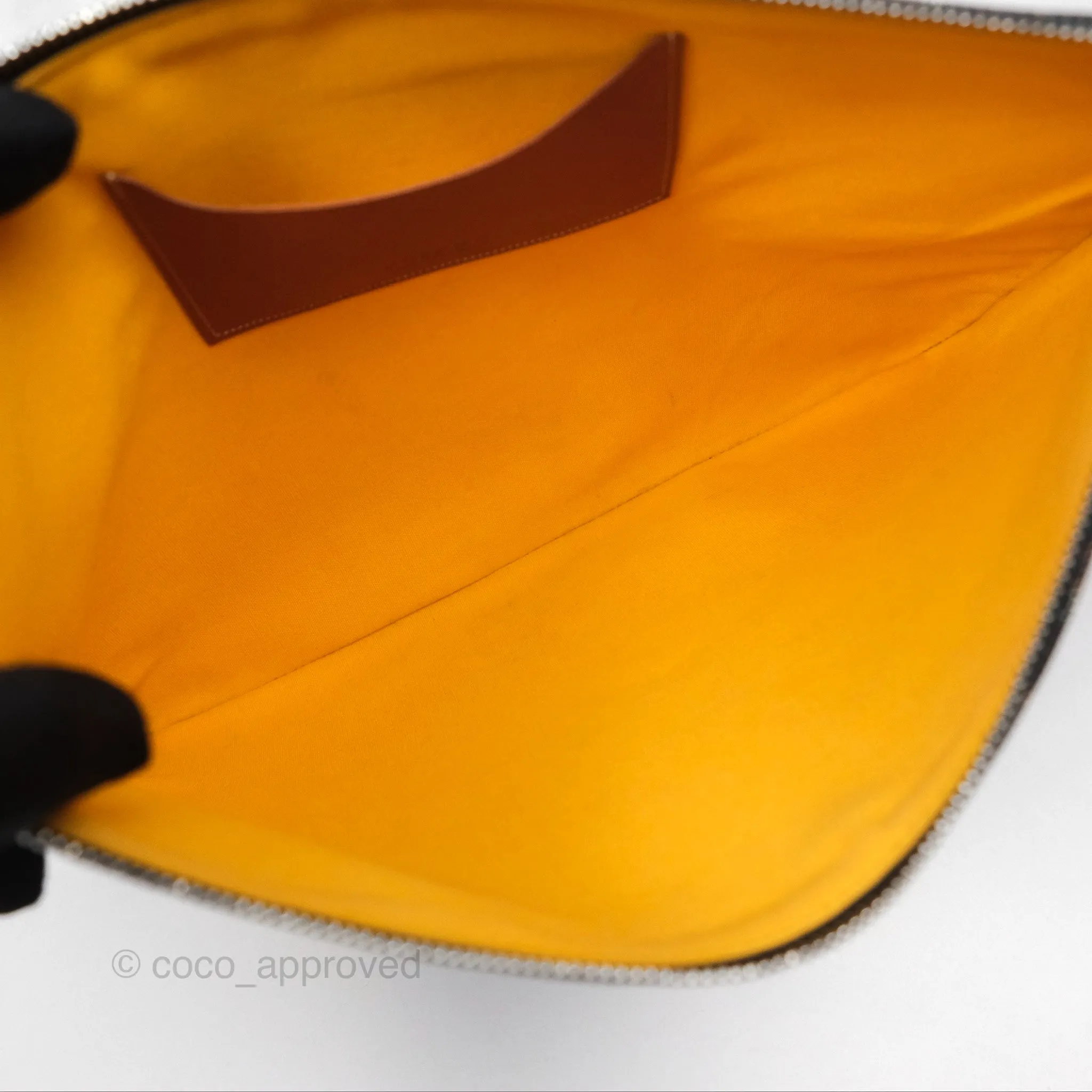 Goyard Snat MM Pouch Black/ Tan