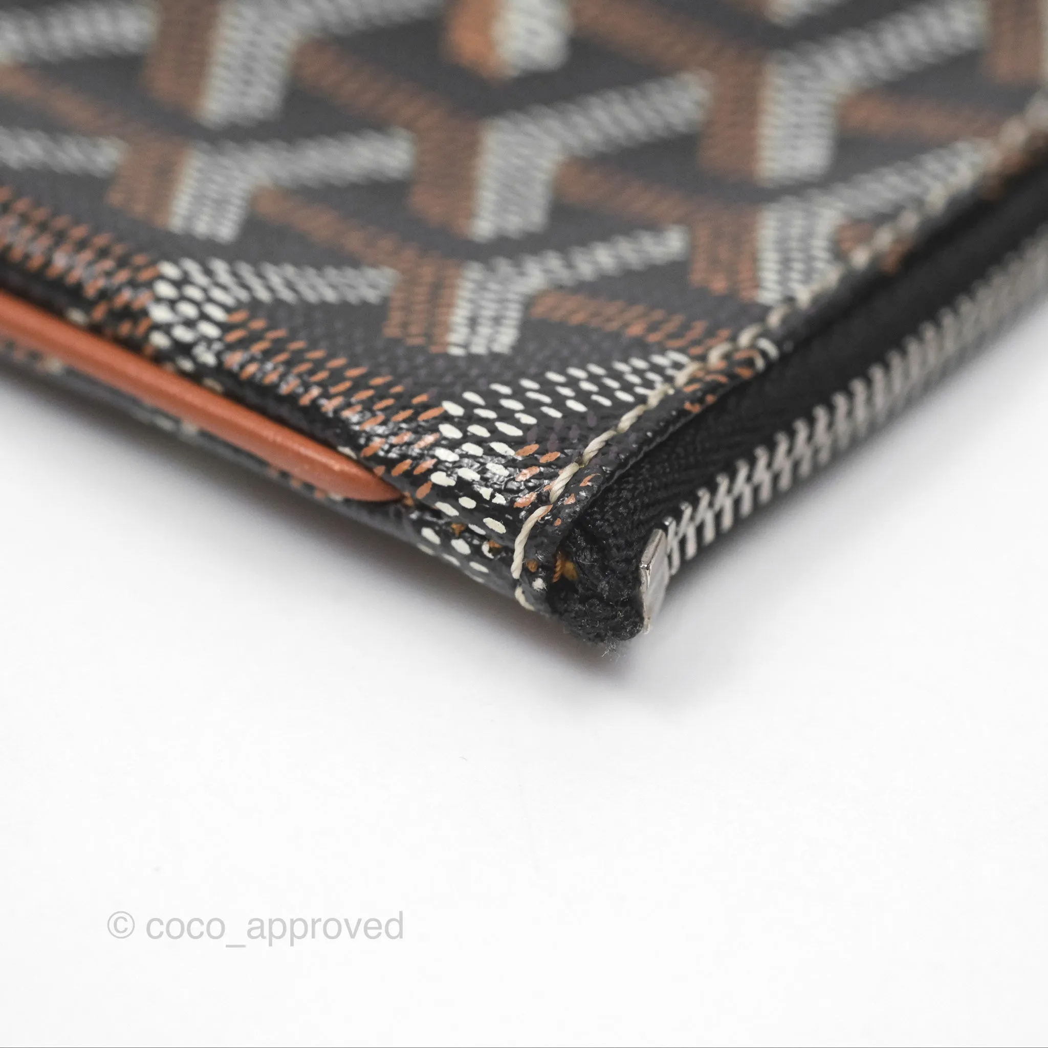 Goyard Snat MM Pouch Black/ Tan