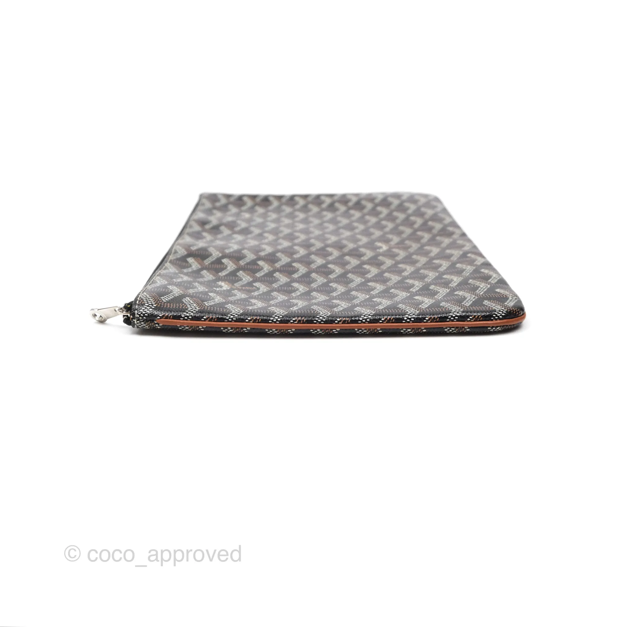 Goyard Snat MM Pouch Black/ Tan
