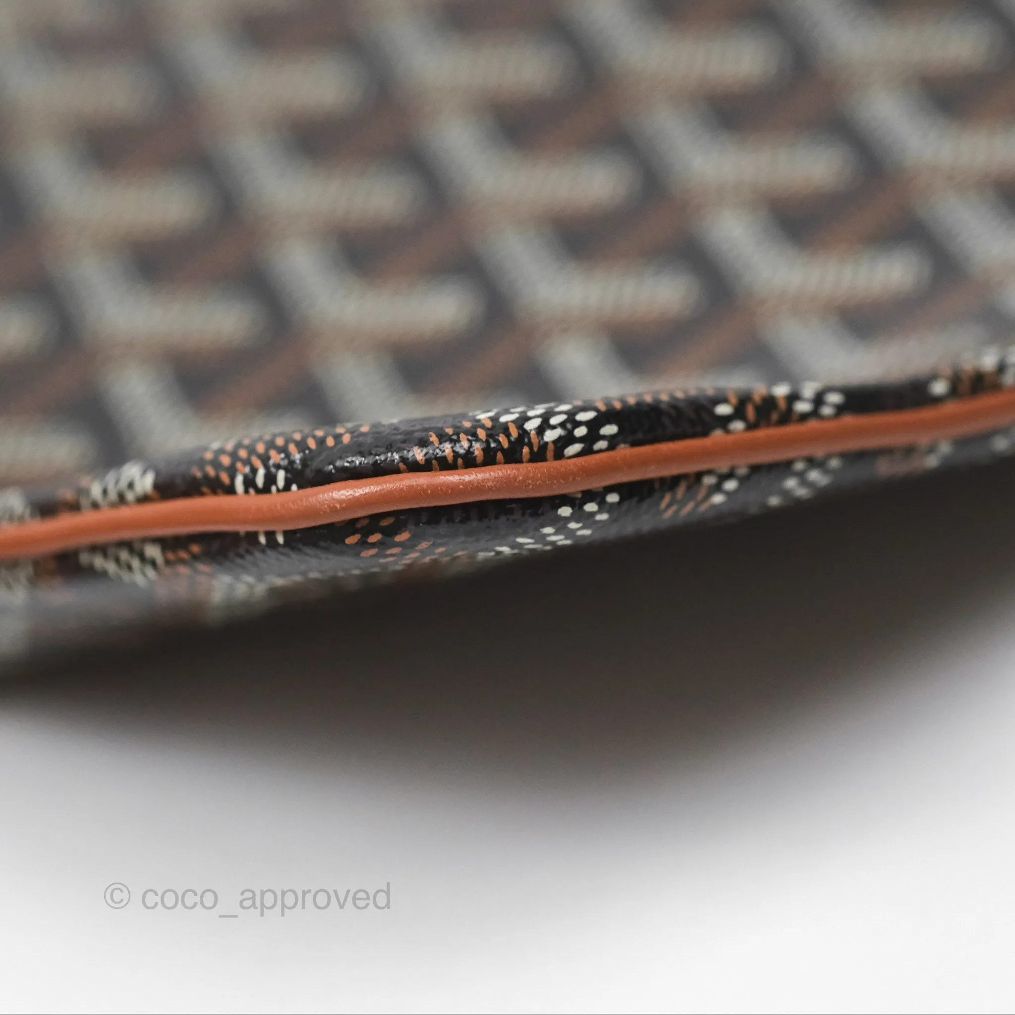 Goyard Snat MM Pouch Black/ Tan