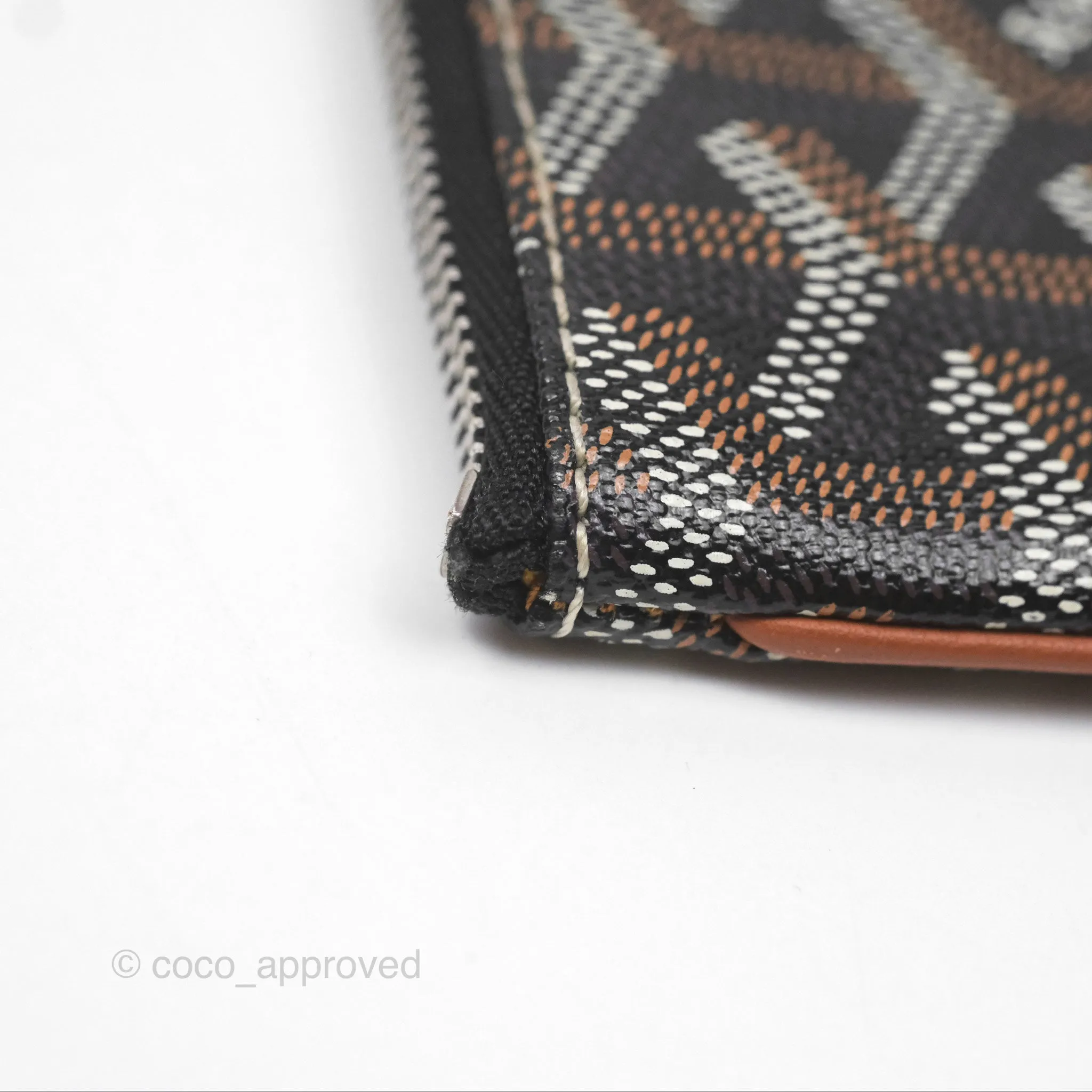 Goyard Snat MM Pouch Black/ Tan