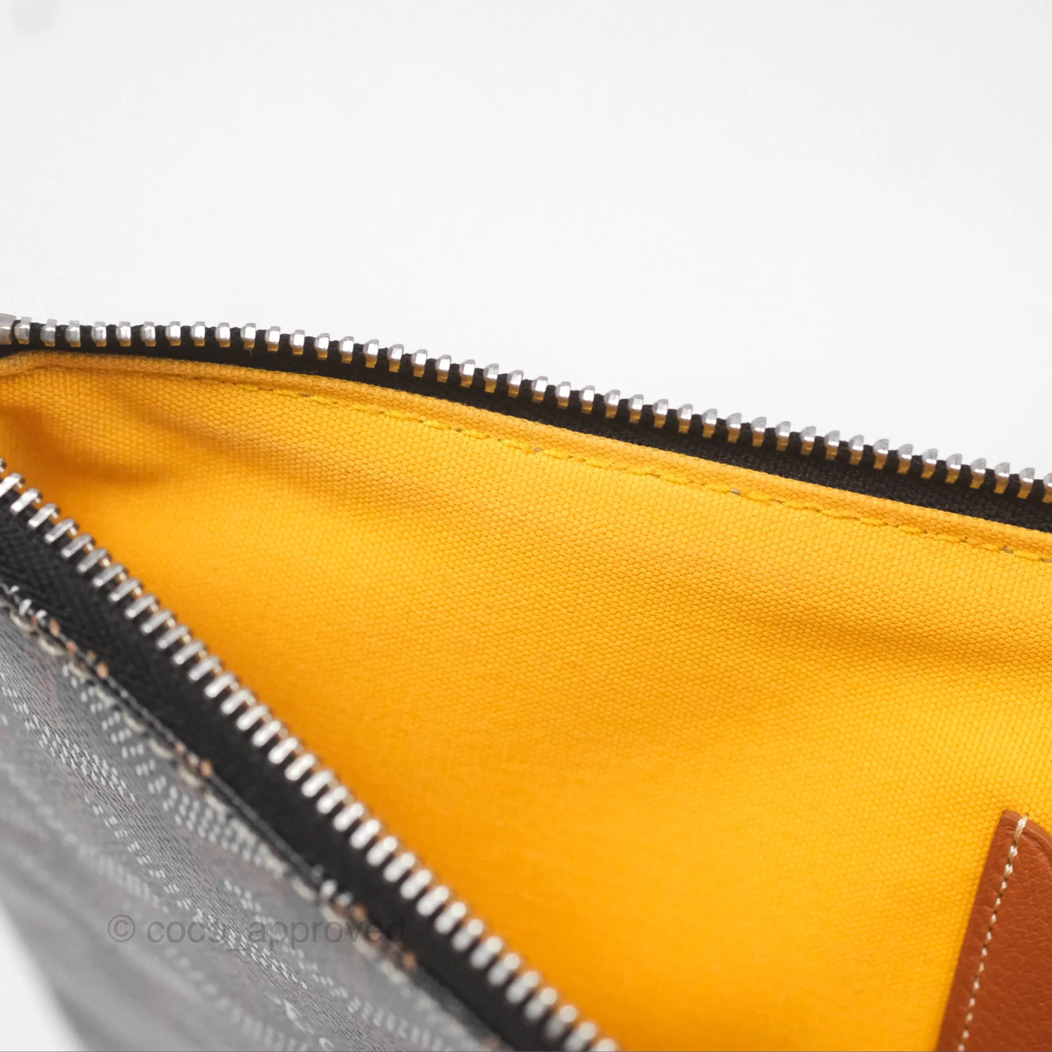 Goyard Snat MM Pouch Black/ Tan