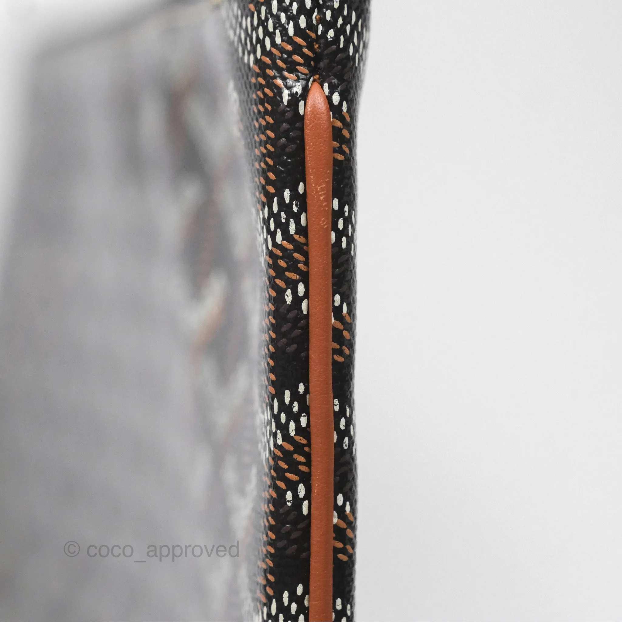 Goyard Snat MM Pouch Black/ Tan