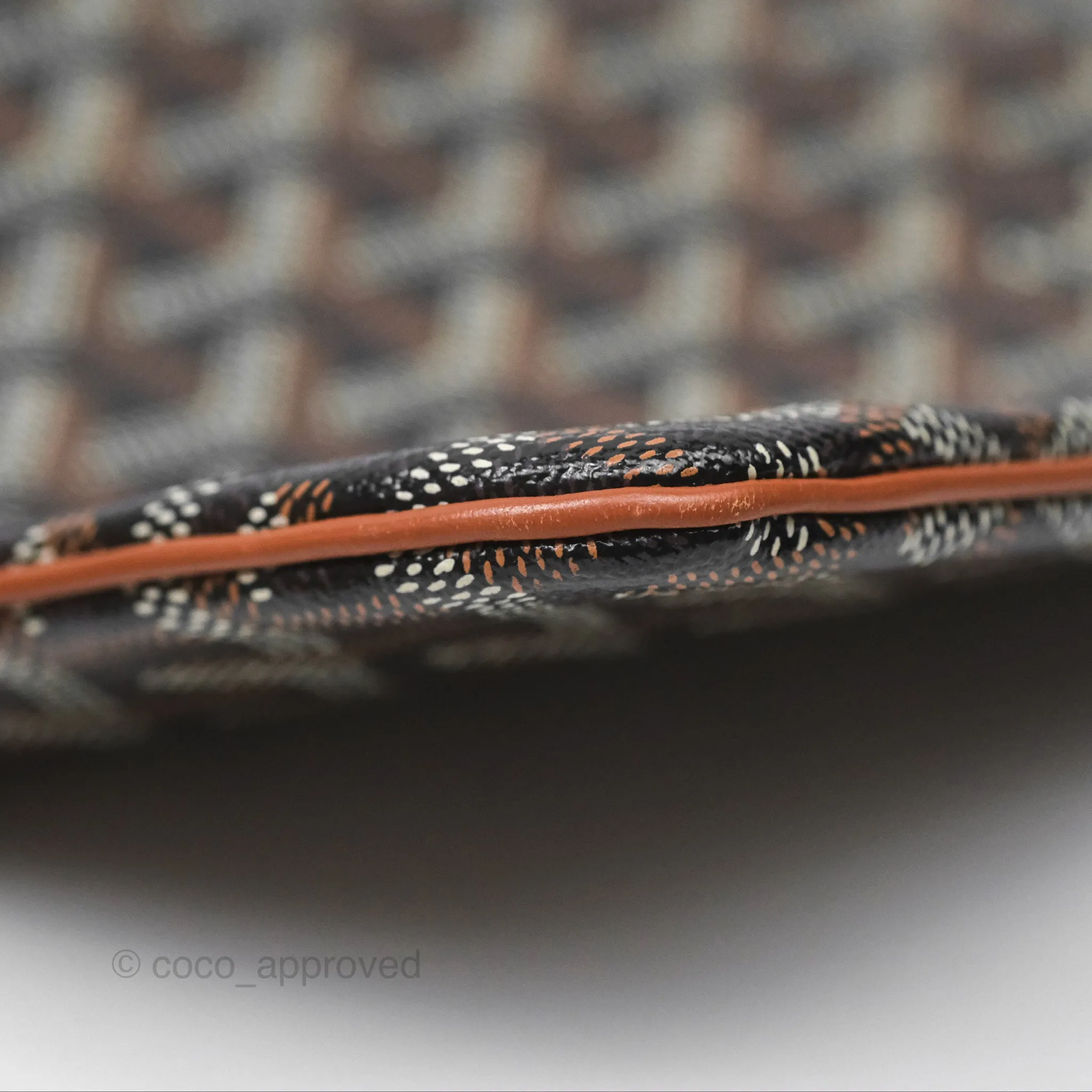 Goyard Snat MM Pouch Black/ Tan